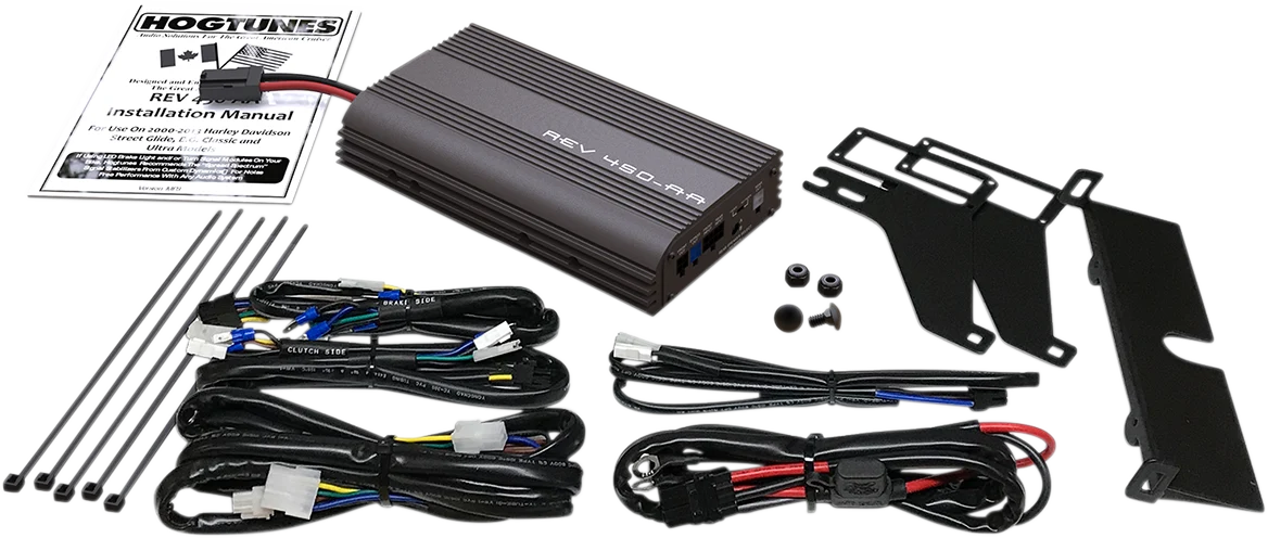 Casual Hogtunes - 4-Channel Amplifier Kit - '98-'13 FLTR REV 450-AA World-Class
