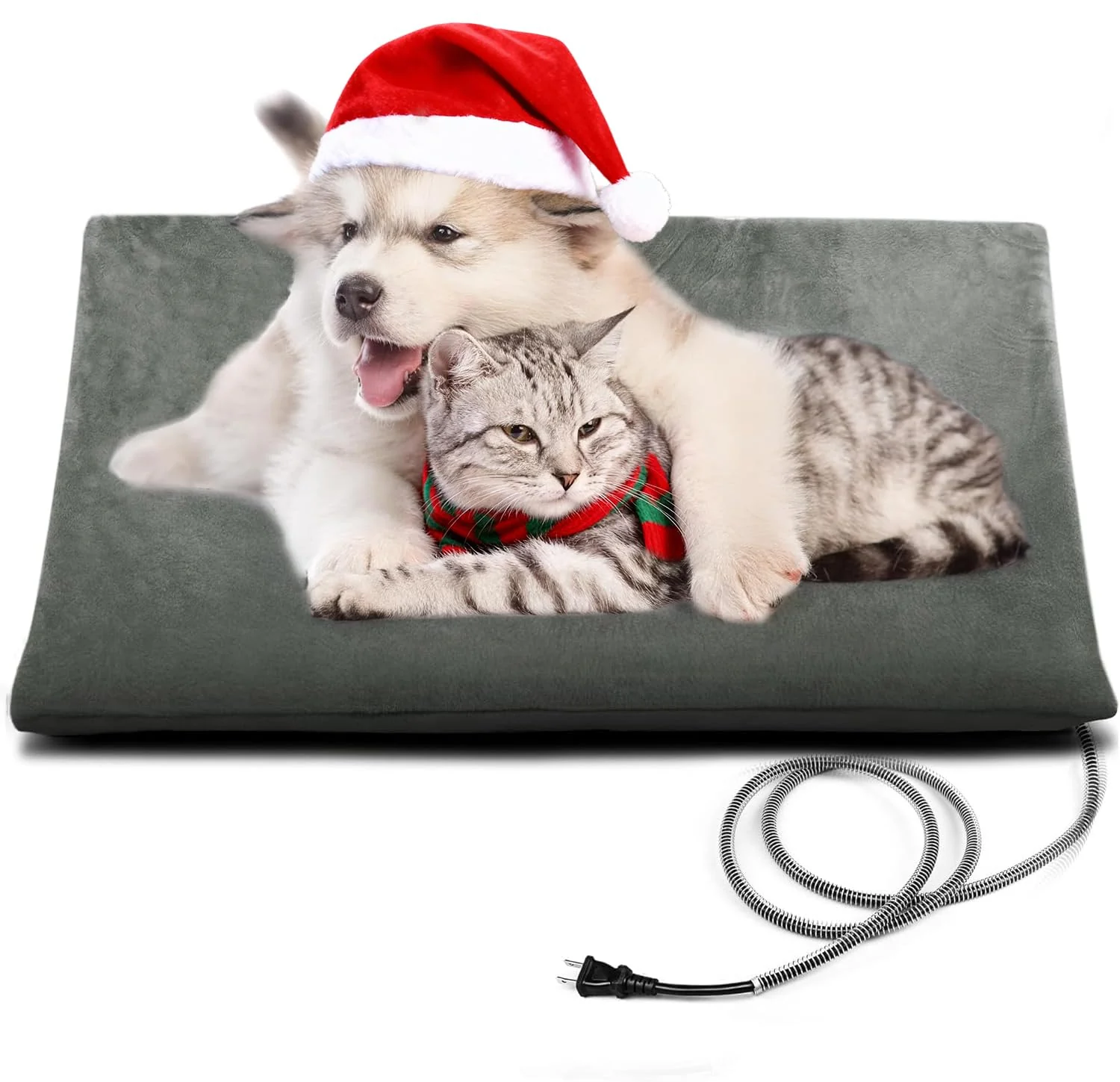 High-Quality PETNF Outdoor Cat Heating Pad - Waterproof Safe Warming Mat for Feral Cats 28x16 Stylish