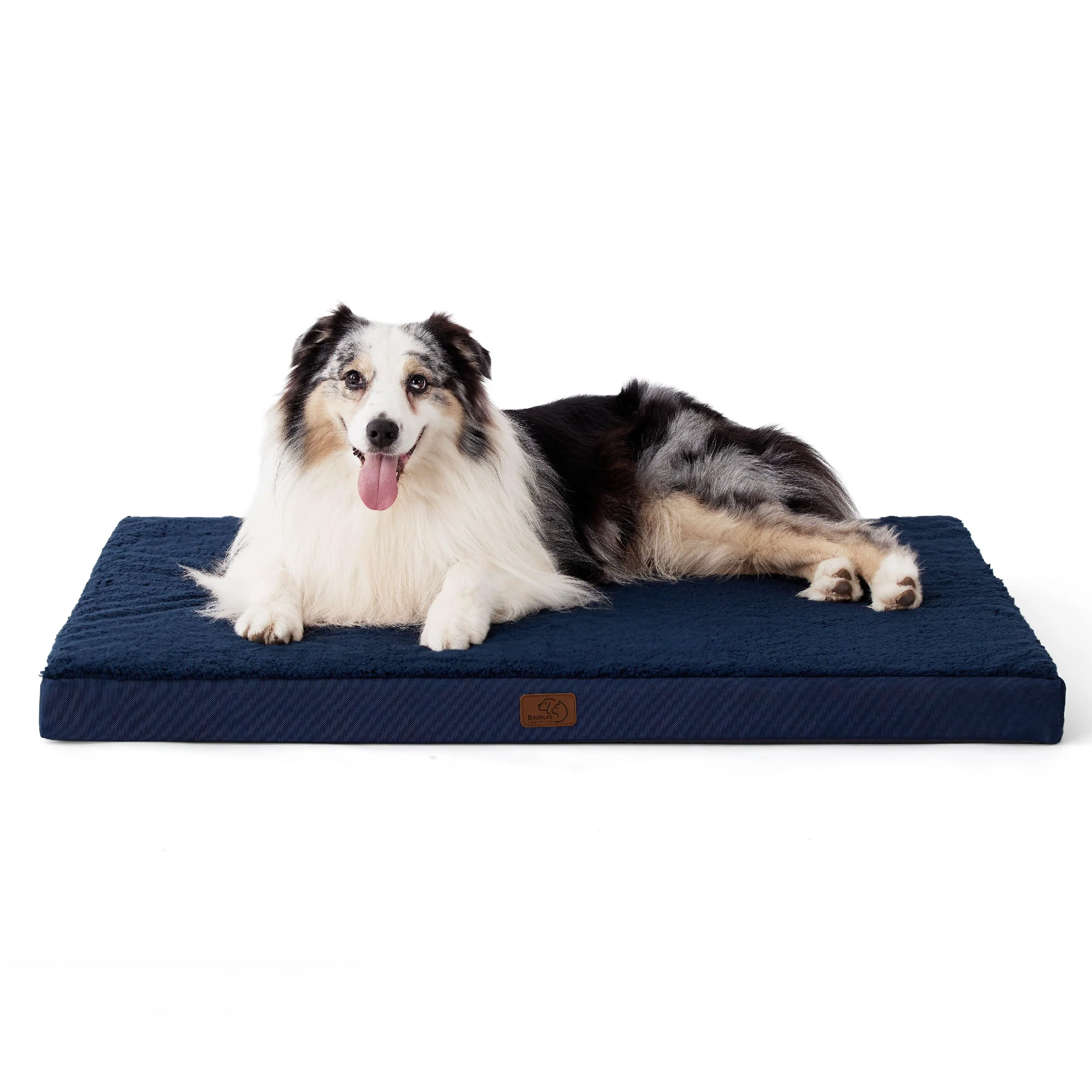 Luxury Bedsure XL Dog Bed for Crate Large Orthopedic Egg-Crate Foam Removable Cover Up to 90 lbs Artisan