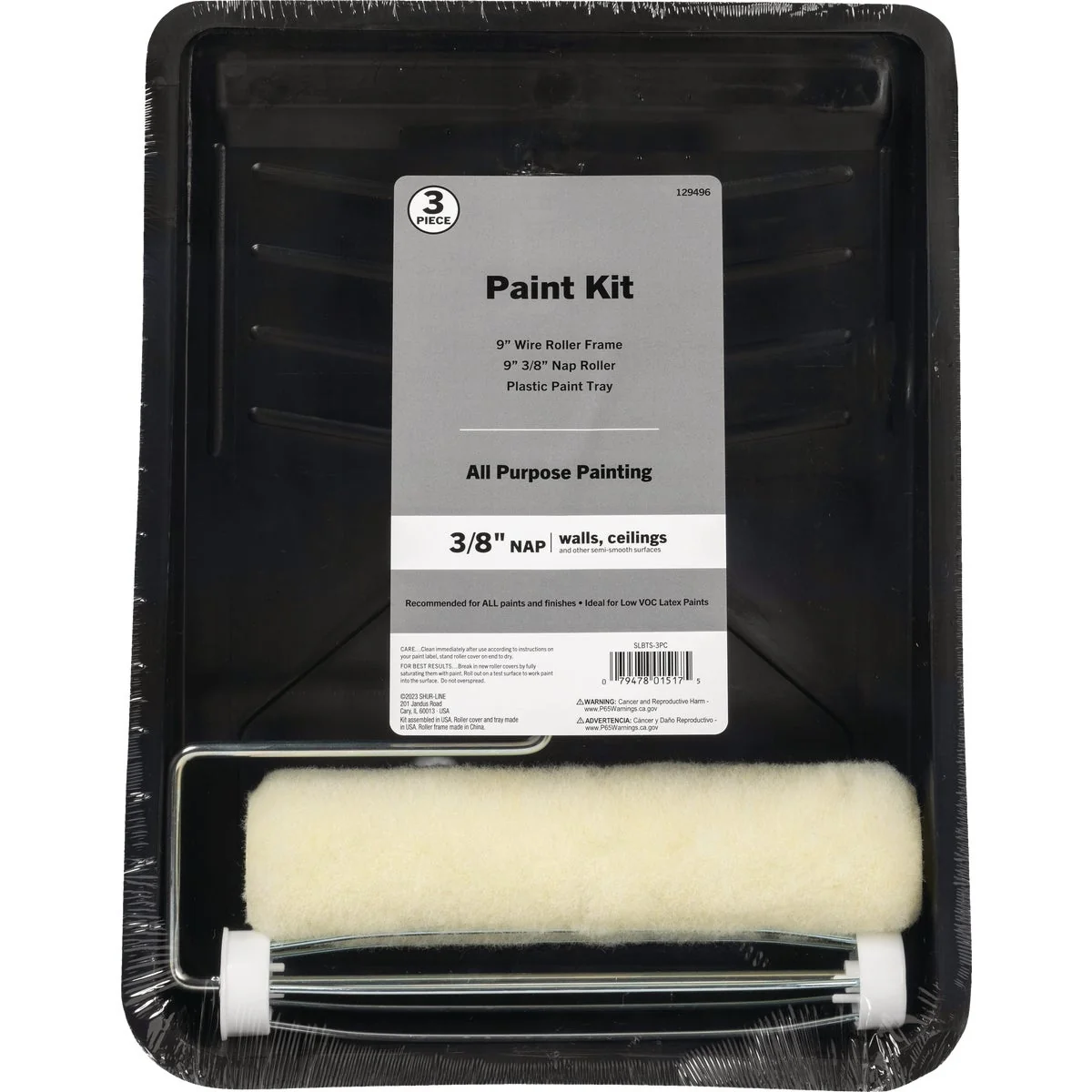Comfortable Shur-Line Paint Roller Tray Set 3-Piece Functional