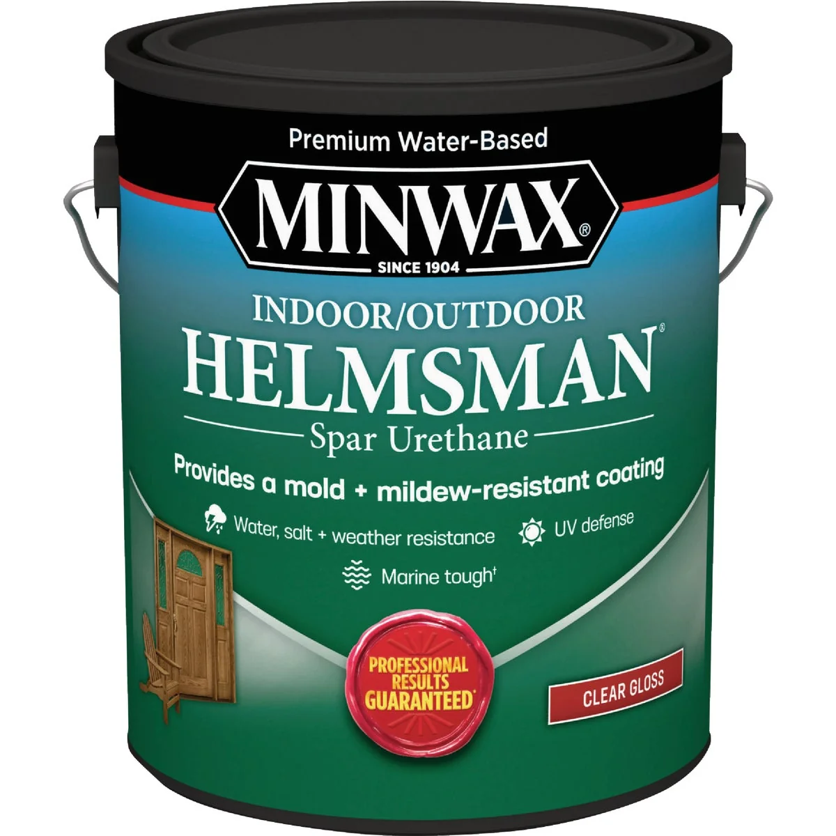 Consistent Minwax Water Based Helmsman Indoor Outdoor Gloss Clear Spar Urethane 1 Gal. Selected