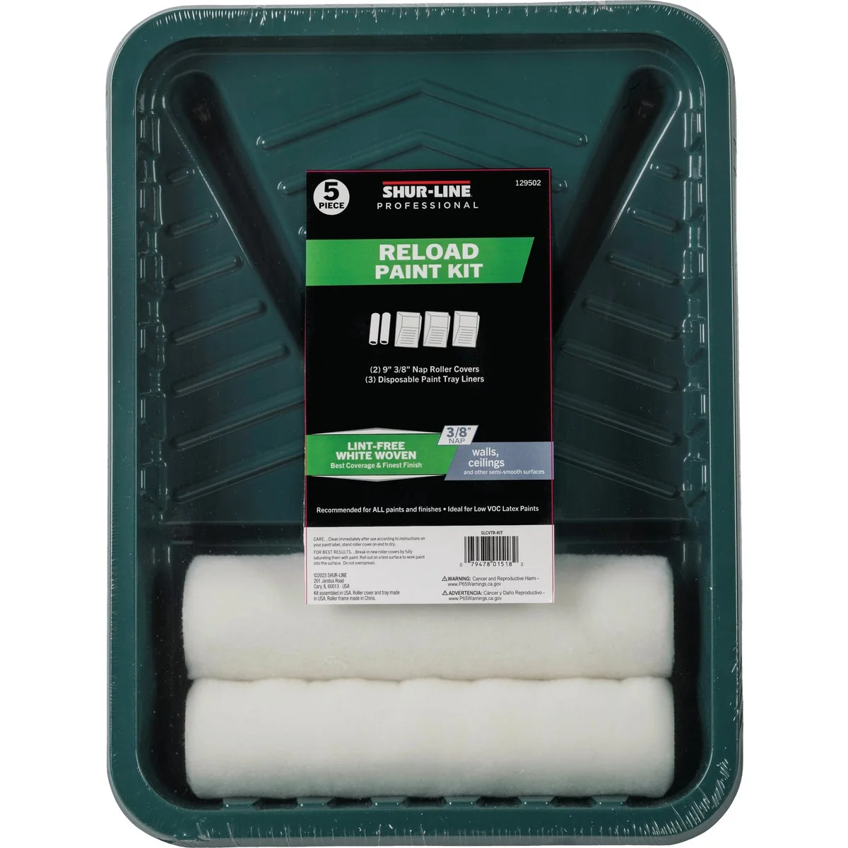 Convenient Shur-Line Professional Paint Roller Tray Set 5-Piece Traditional