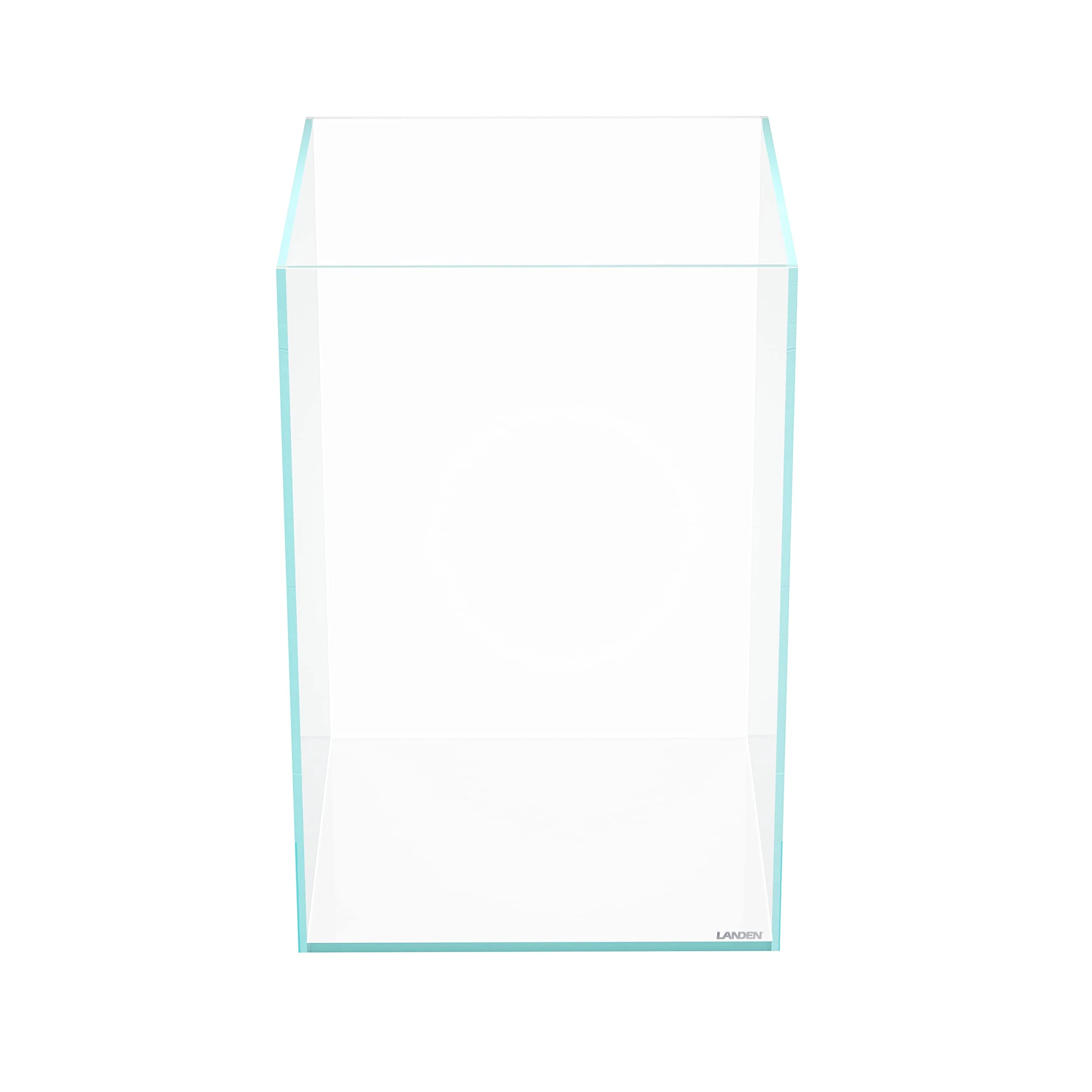 Exceptional LANDEN Tall Tank 10 Gal — Vertical Rimless Low-Iron Aquascape Aquarium 11.8 x 11.8 x 17.7 in Flexible