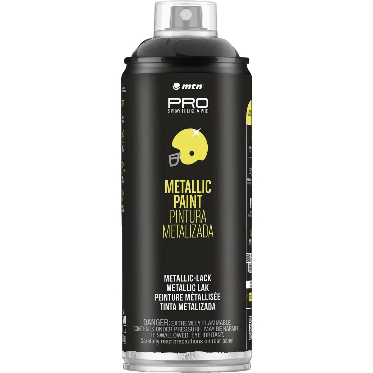 Unique MTN WEPRO 400ml Black Metallic Spray Paint Advanced