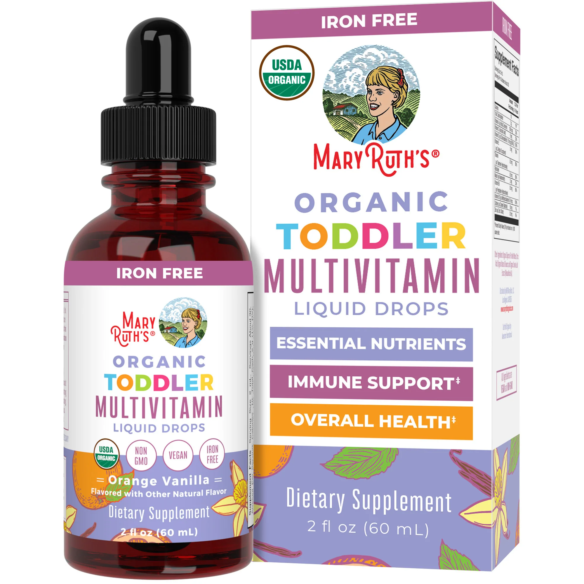 Verified MaryRuth's Toddler Multivitamin Drops Green