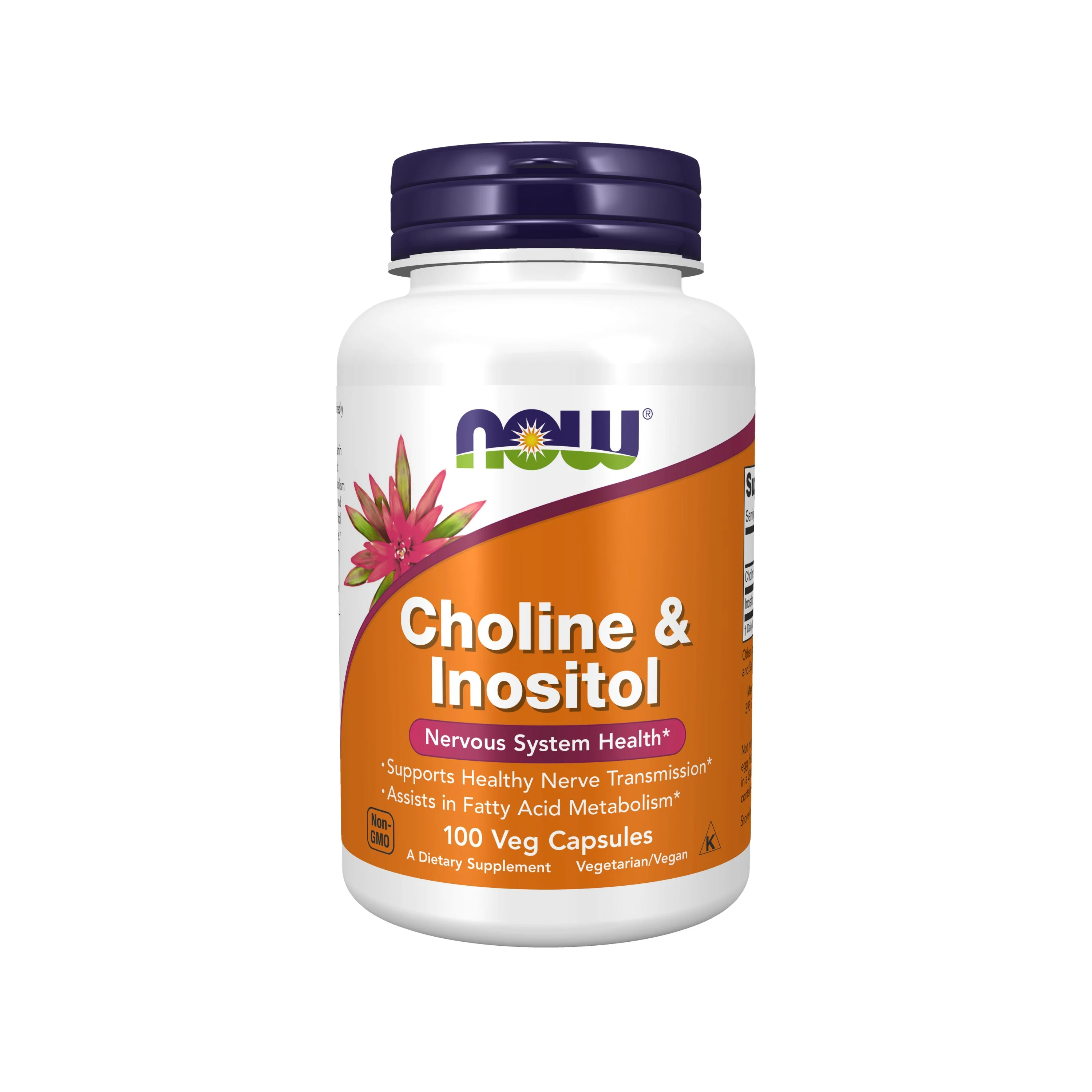 Superior NOW Foods Choline Inositol - For Nervous System Health Clean