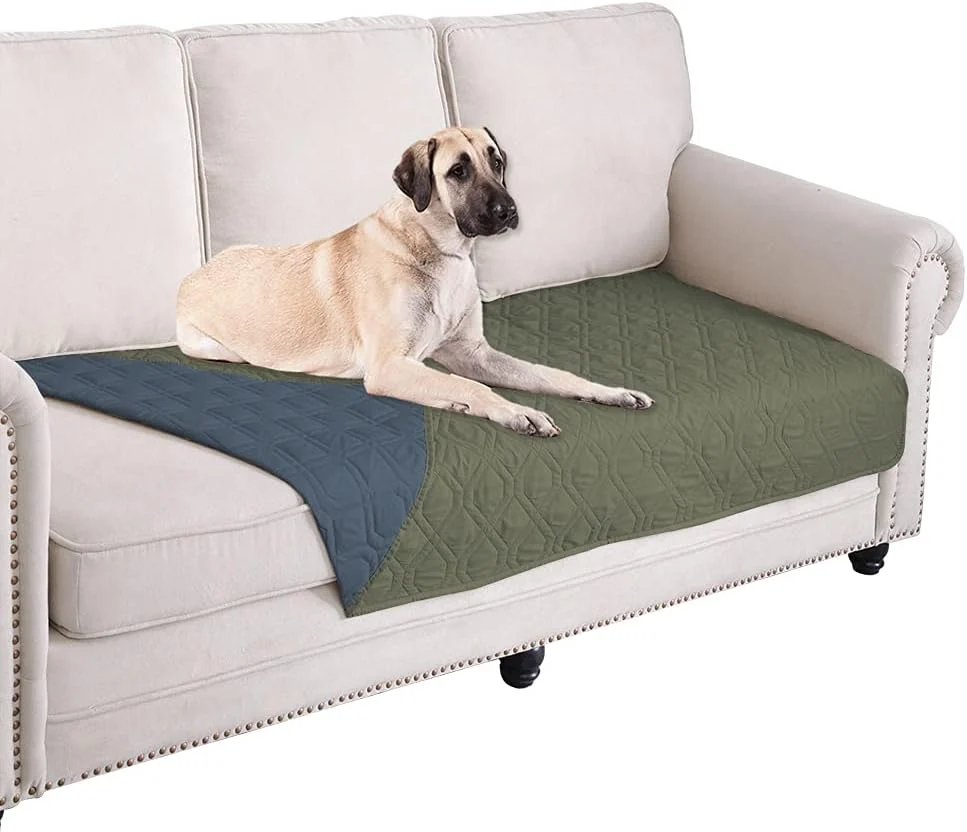 Smart Ameritex Waterproof Dog Bed Cover Pet Blanket for Furniture Bed Couch Sofa Reversible Verified