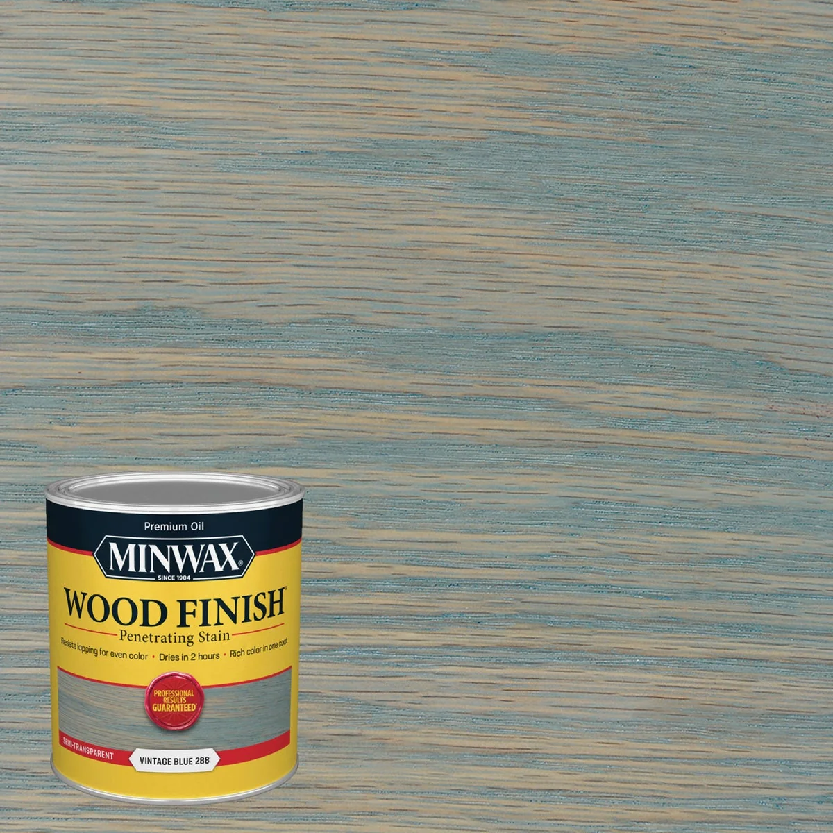 Versatile Minwax 1 Qt. 288 Vintage Blue Wood Finish Consistent