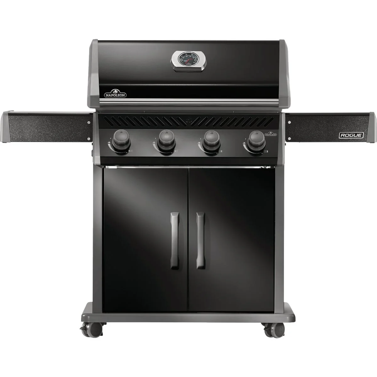 Minimalist Napoleon Rogue 525 4-Burner Stainless Steel Grids LP Gas Grill Black Relaxed