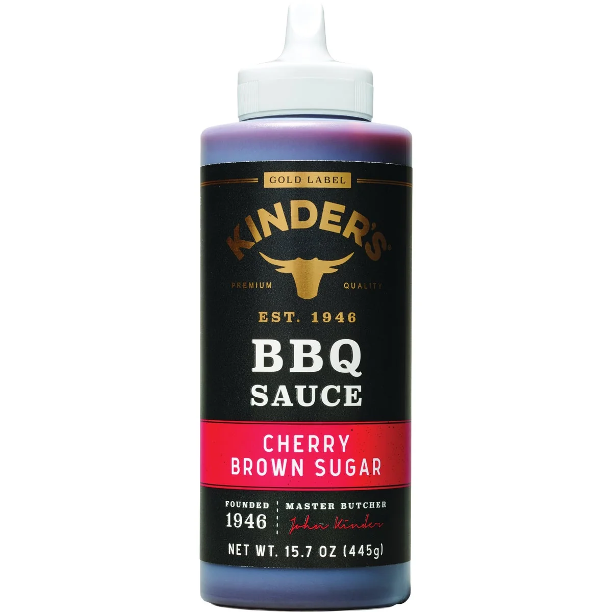 Practical Kinder's 15.7 Oz. Cherry Brown Sugar BBQ Sauce Crafted