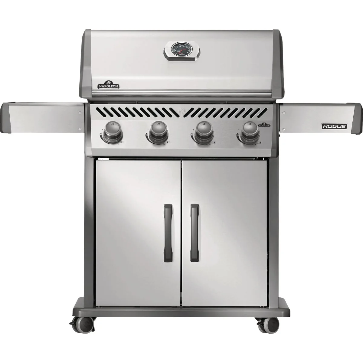 High-Grade Napoleon Rogue 525 4-Burner LP Gas Grill Stainless Steel Effective