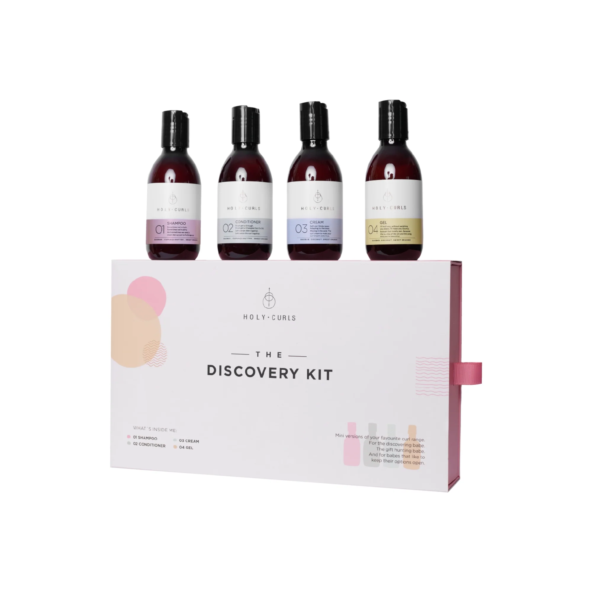 Professional Holy Curls Discovery Kit Genuine