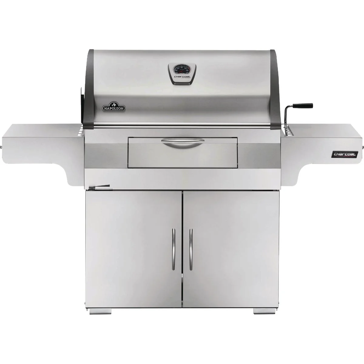 Enhanced Napoleon Professional Charcoal Grill Stainless Steel Fast