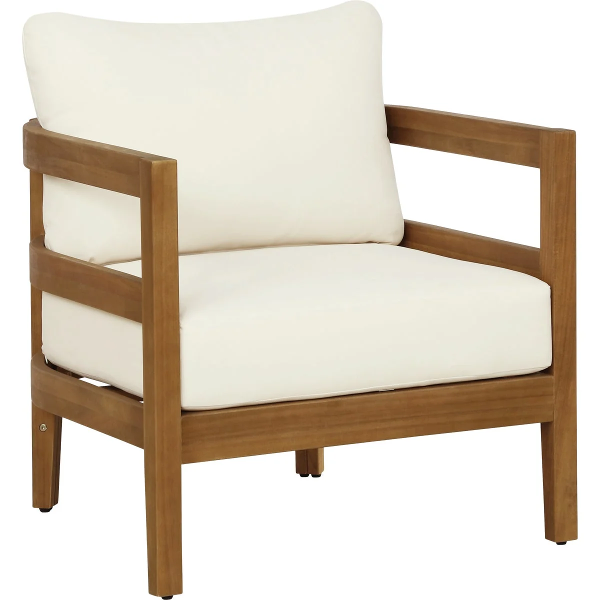Premium Linon Cape May Wood Club Chair Artisan