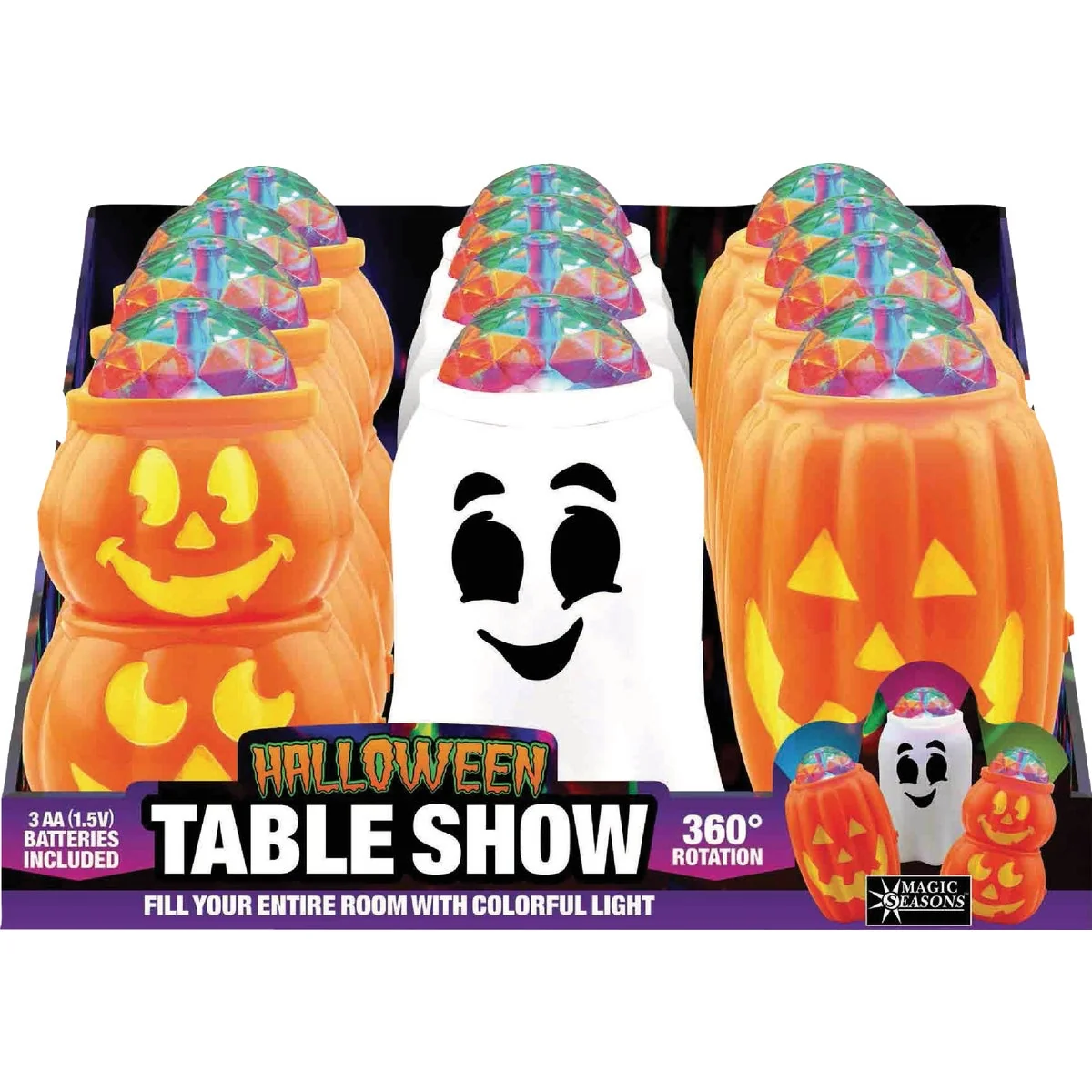 Modern Seasons Halloween Table Show Light Verified
