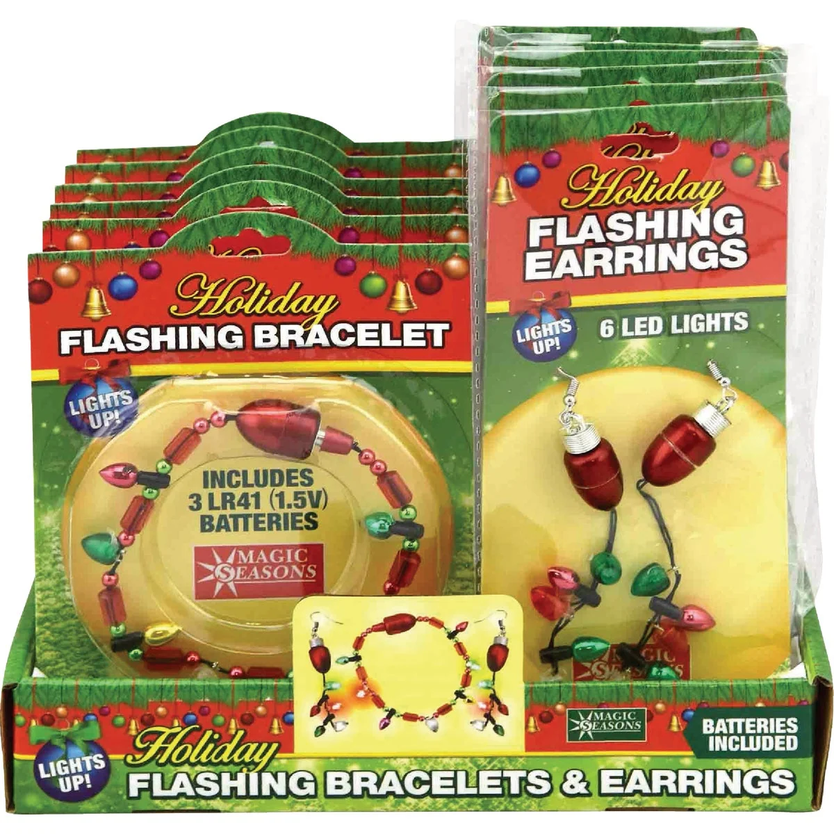 Lightweight Seasons Holiday Earrings and Bracelets Fine Crafted