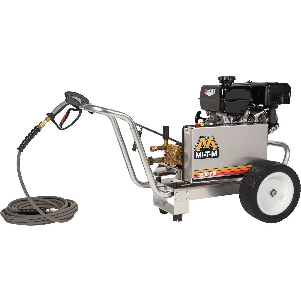 Fashionable Mi-T-M CBA Aluminum Series 3500 psi 3.7 GPM Cold Water Portable Gas Pressure Washer Superior