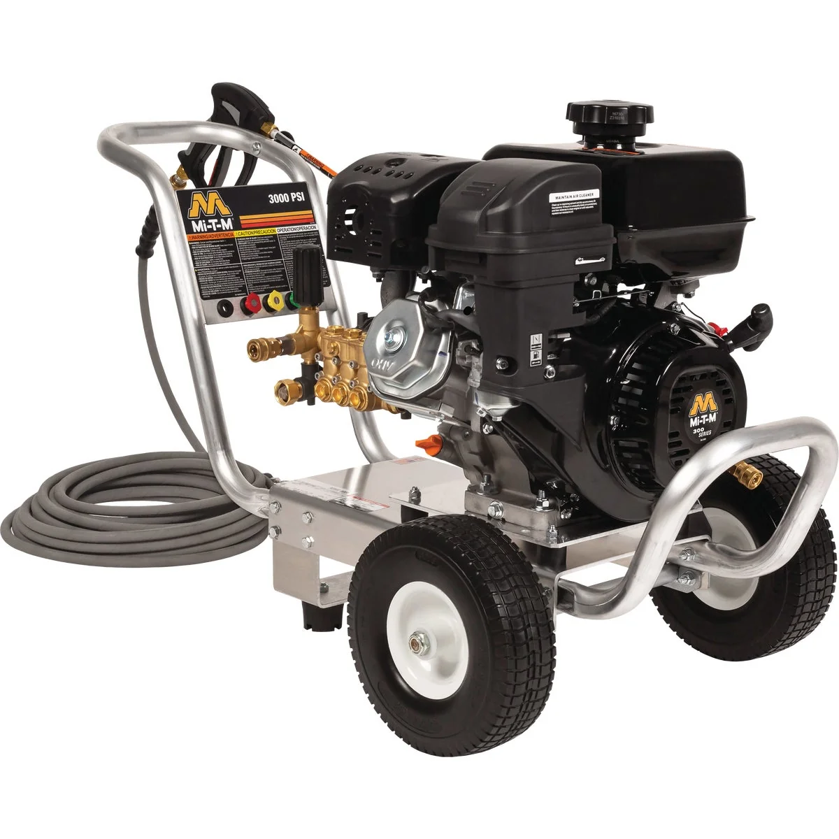 Natural Mi-T-M CA Aluminum Series 3000 psi 3 GPM Cold Water Portable Gas Pressure Washer Unique