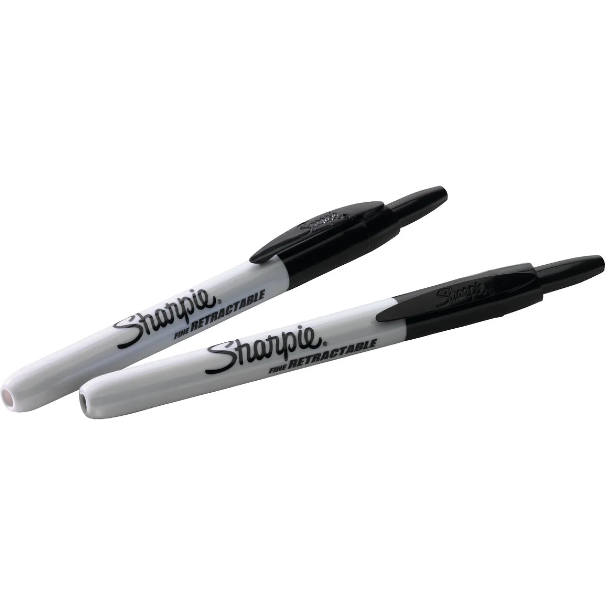 Efficient Sharpie Black Fine Point Retractable Marker 2-Pack Enhanced