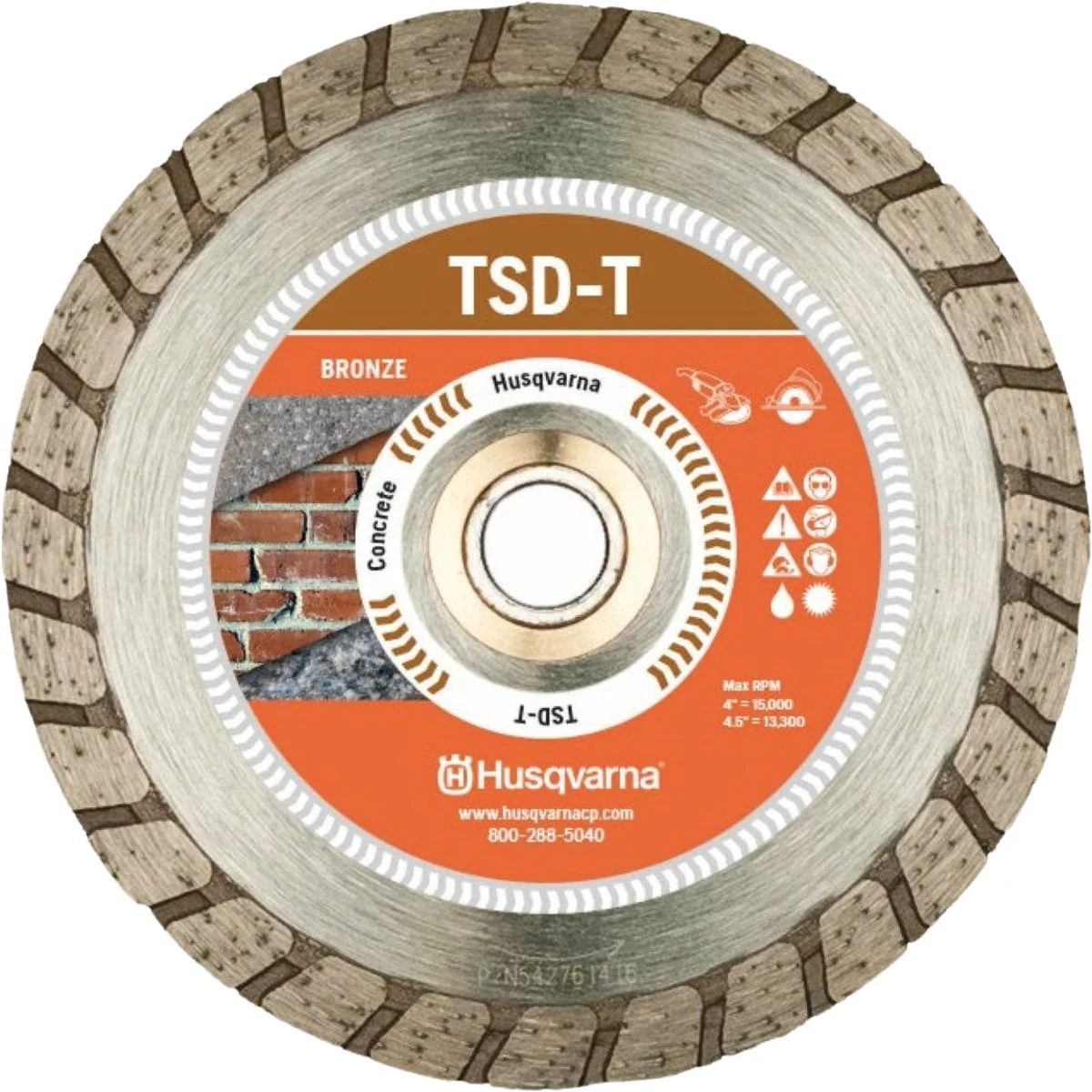 Genuine Husqvarna 7 In. Dri Disc Tacti-T Continuous Rim Diamond Blade Exclusive