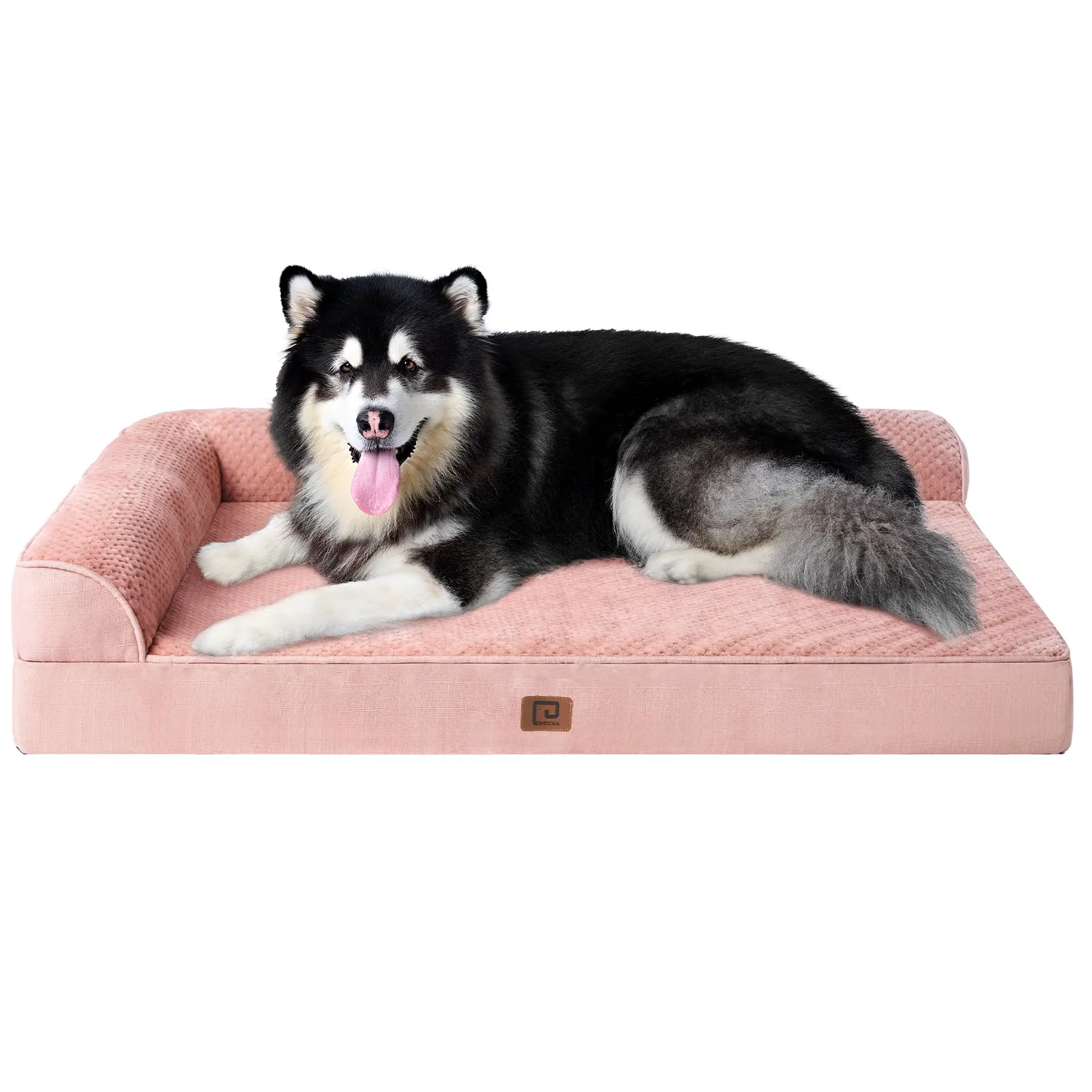 Smart EHEYCIGA XXL Memory Foam Dog Bed – Orthopedic Comfort Washable Cover Pink Proven