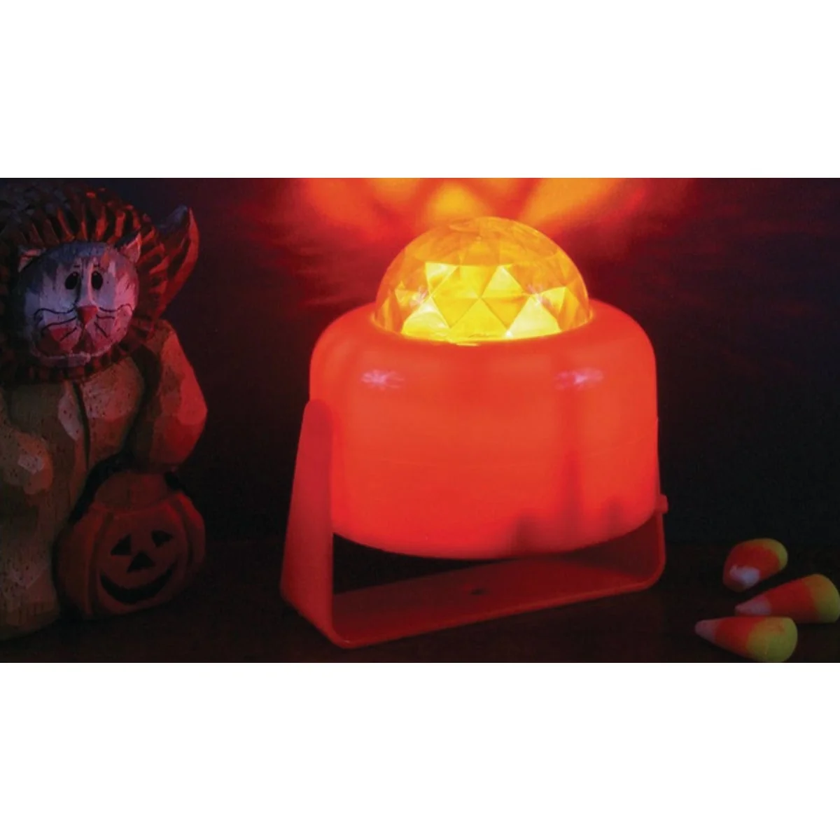 Natural Fun World Flaming Pumpkin Light Traditional