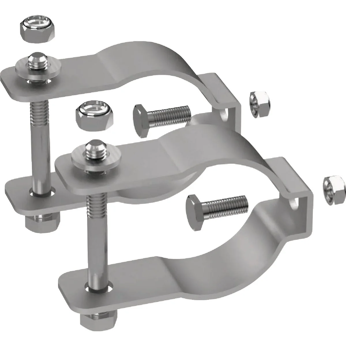 Minimalist Mighty Mule Tube Gate Brackets Green