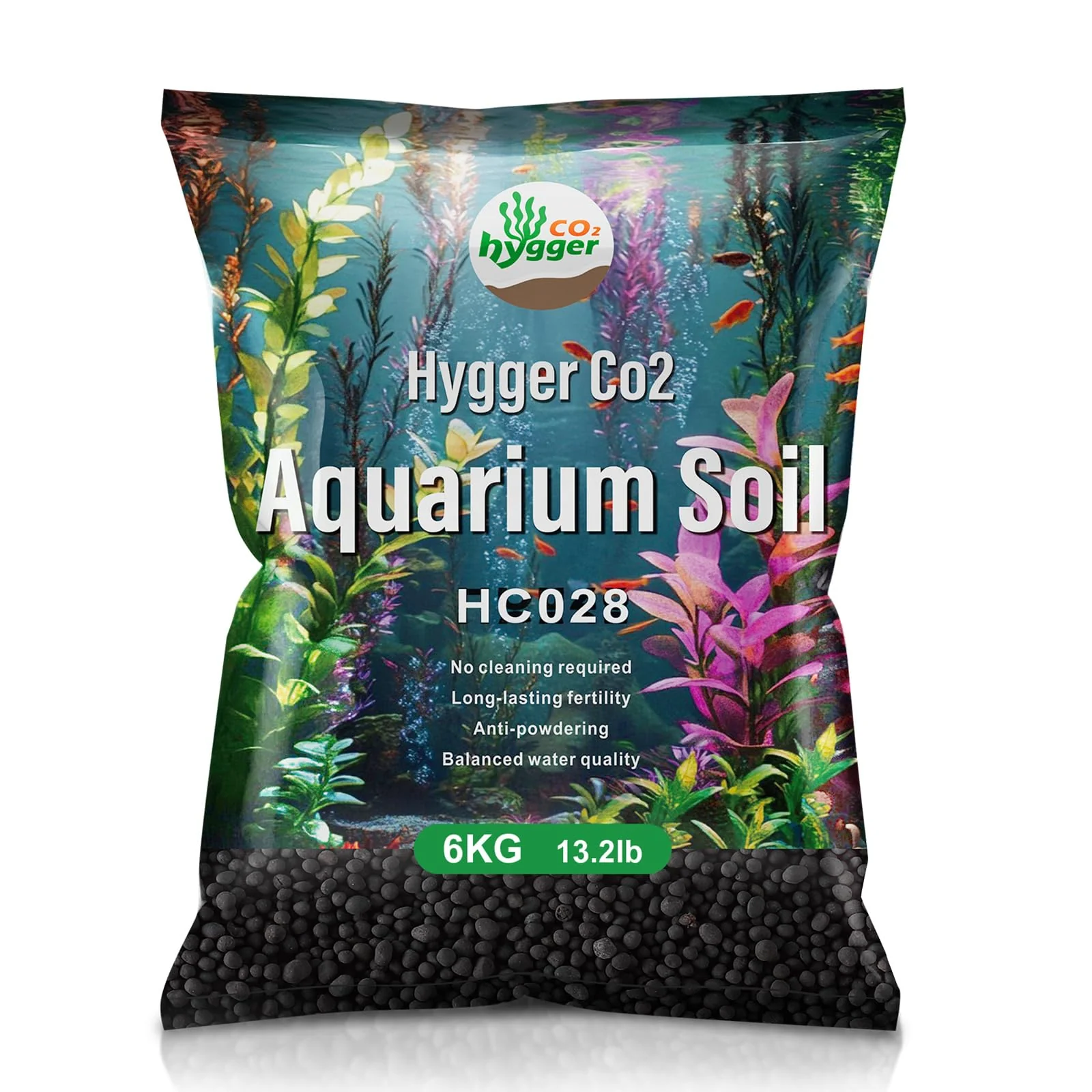 Exclusive Hygger CO2 Upgraded Aquarium Soil – Planted Tank Substrate for Plants Shrimp 13.2 lb Sophisticated