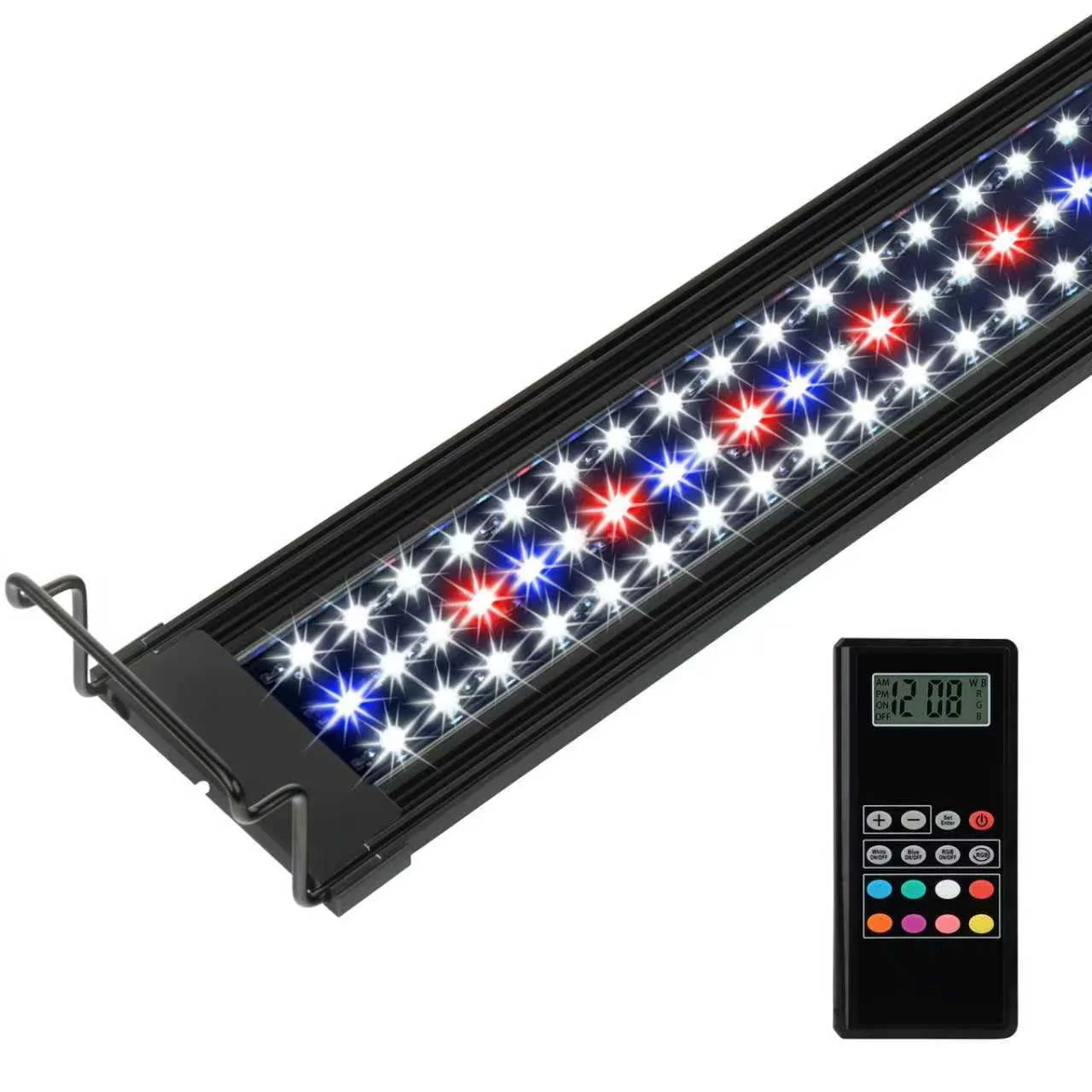 Original Design WaterRebirth Wireless Remote Full Spectrum Aquarium LED Light Strip - Ultra-Thin Design Timer RGB Modes 24–30 Consistent