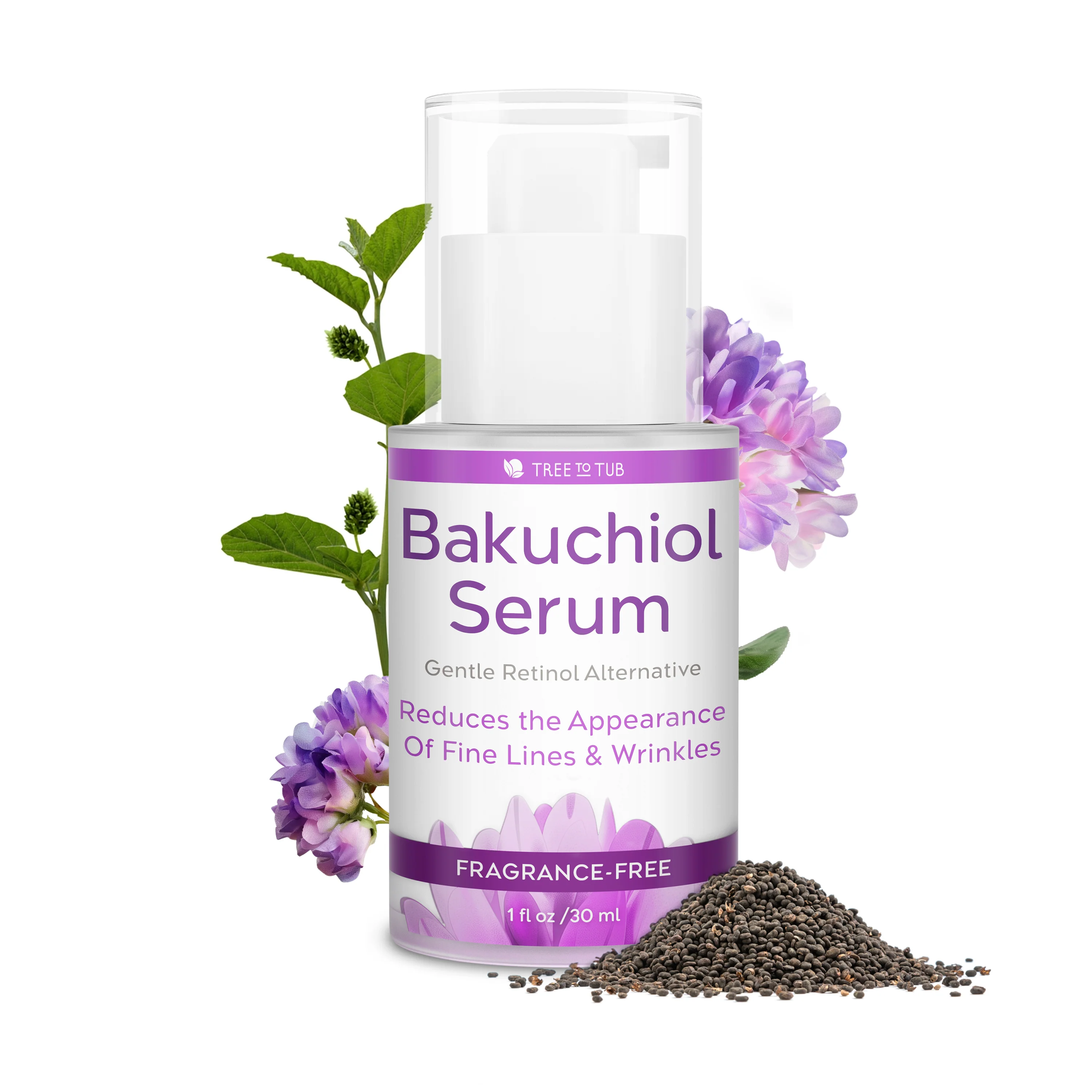 High-Grade Tree To Tub Gentle Retinol Bakuchiol Face Serum for Smooth and Radiant Skin Next-Generation