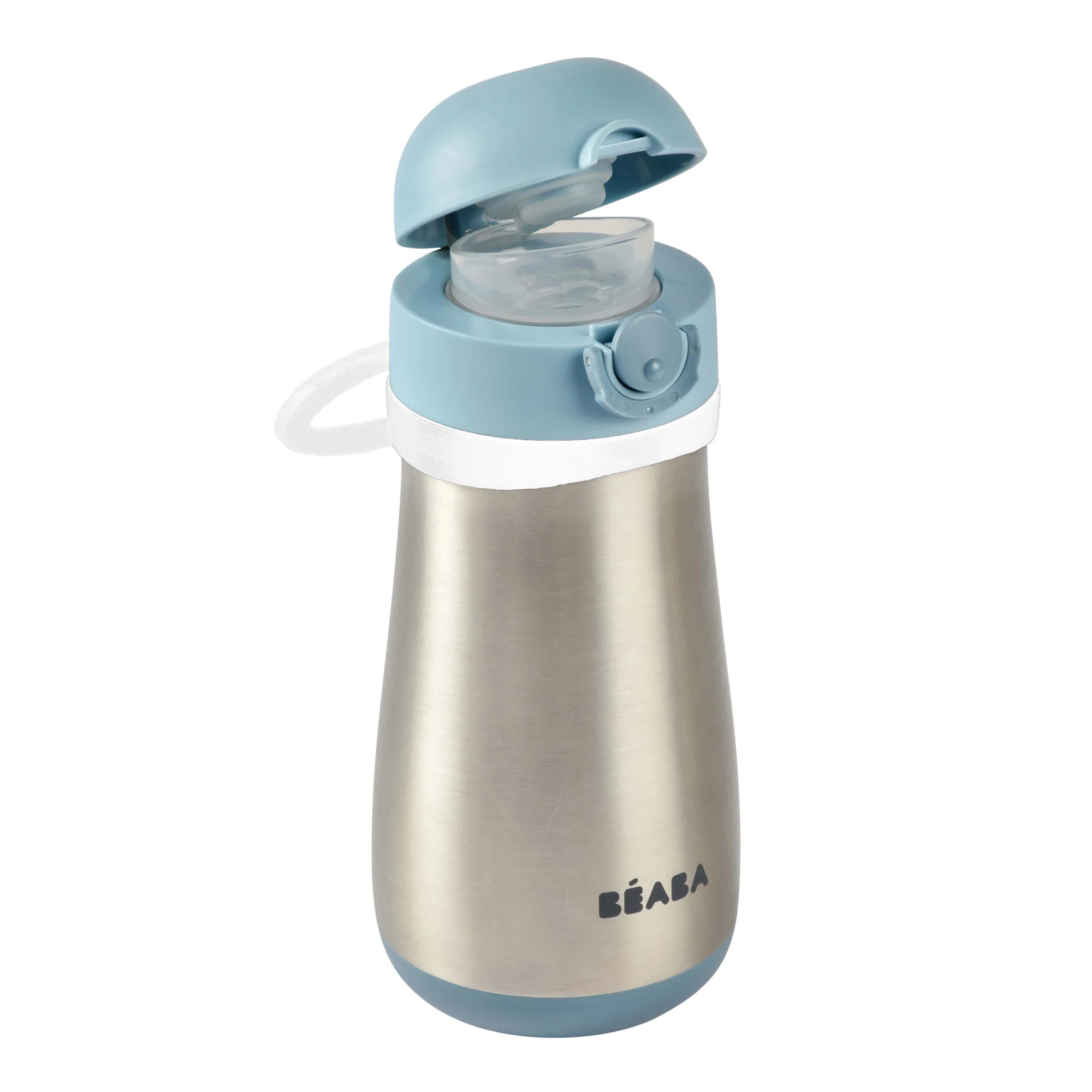 Powerful BEABA Stainless Steel Toddler Thermos Water Bottle 18 months Detailed