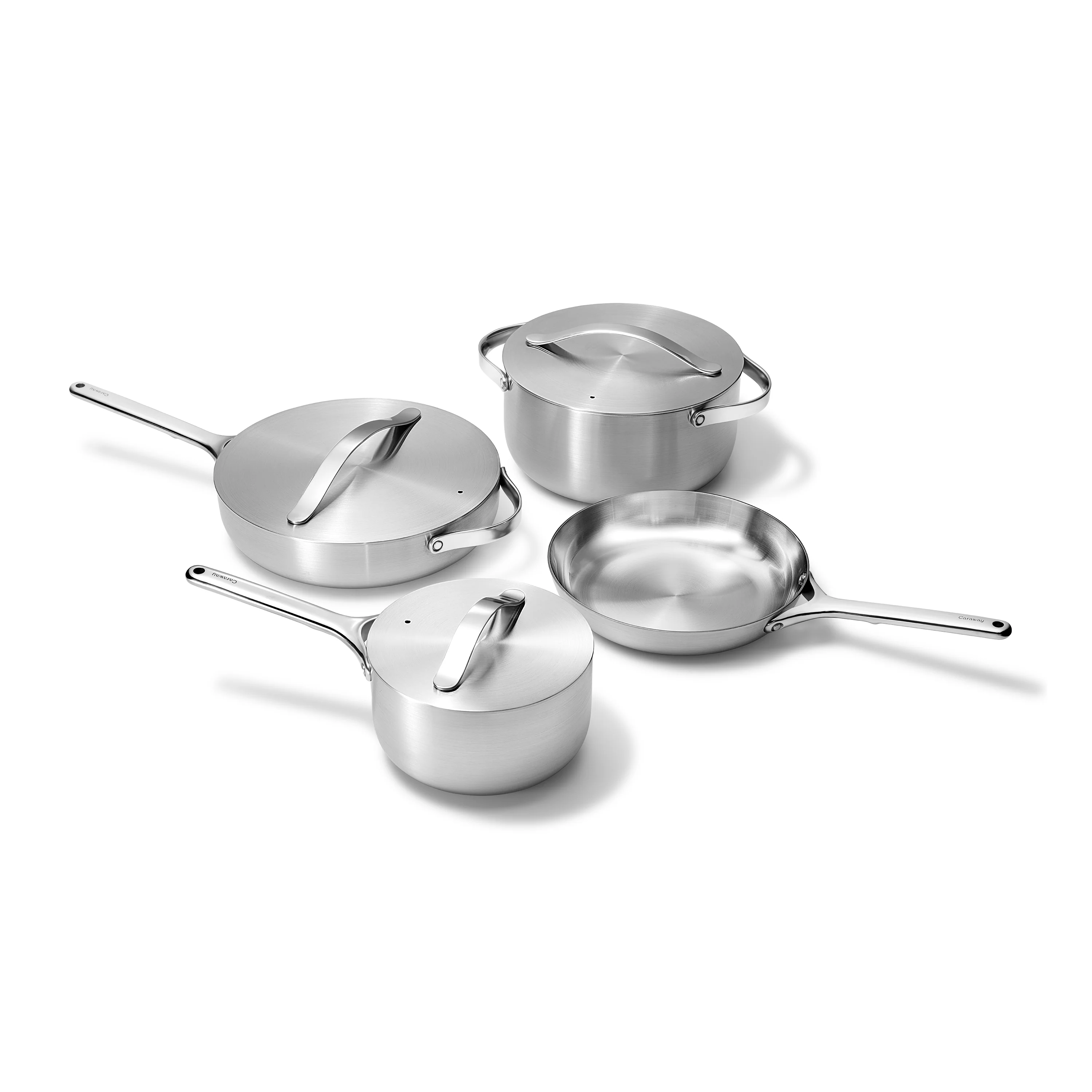 High-Performance Caraway 12-Piece Stainless Steel Cookware Set With Complimentary Storaget Artisan