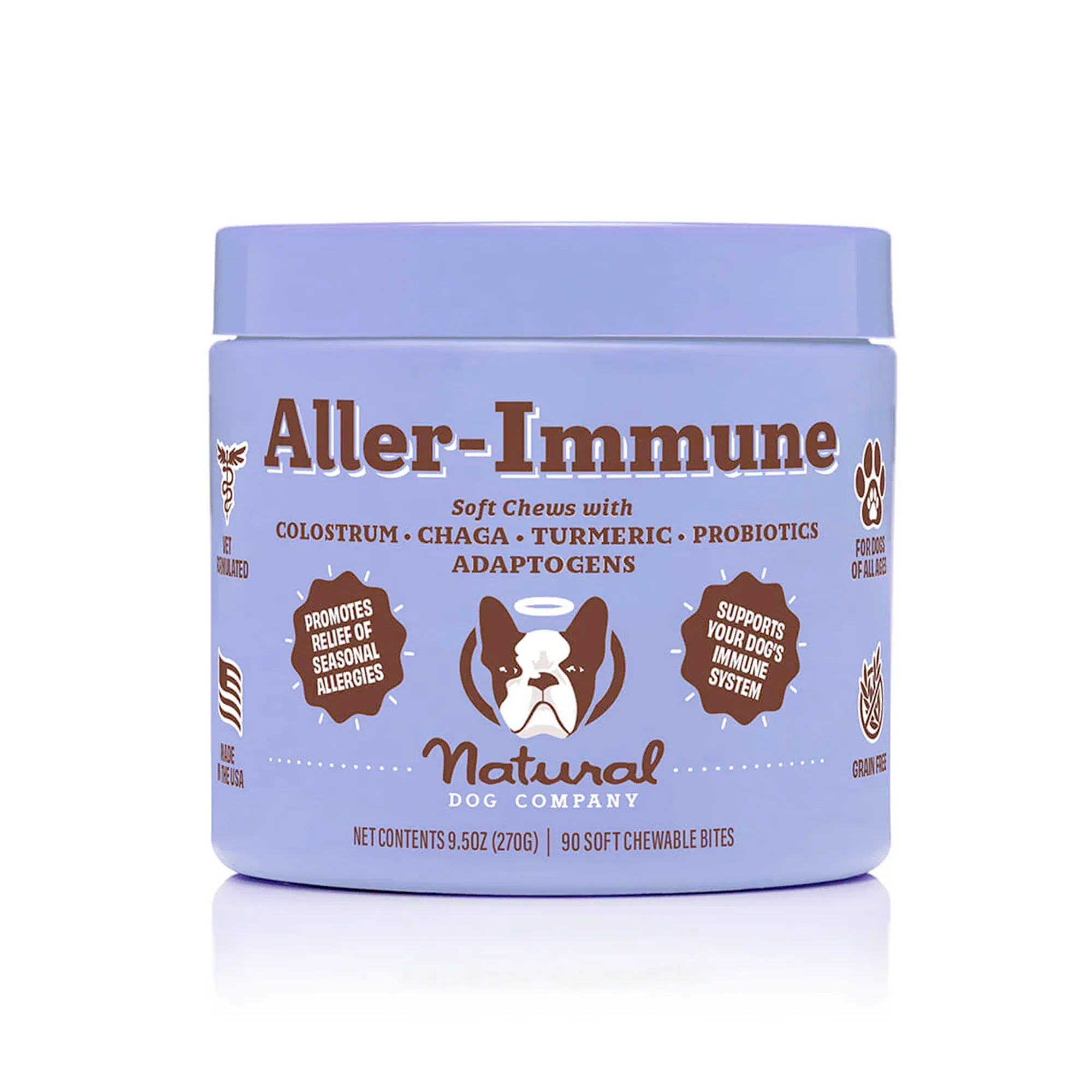 Original Natural Dog Company Aller-Immune Supplement Soft Chews Easy-to-Use