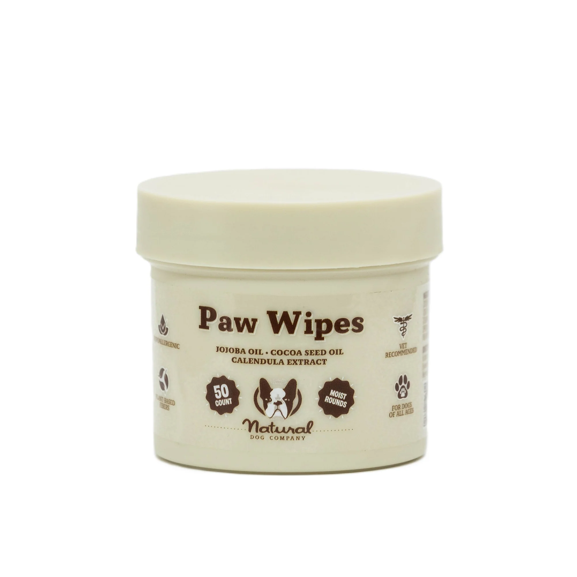 Safe Natural Dog Company Paw Wipes Clean