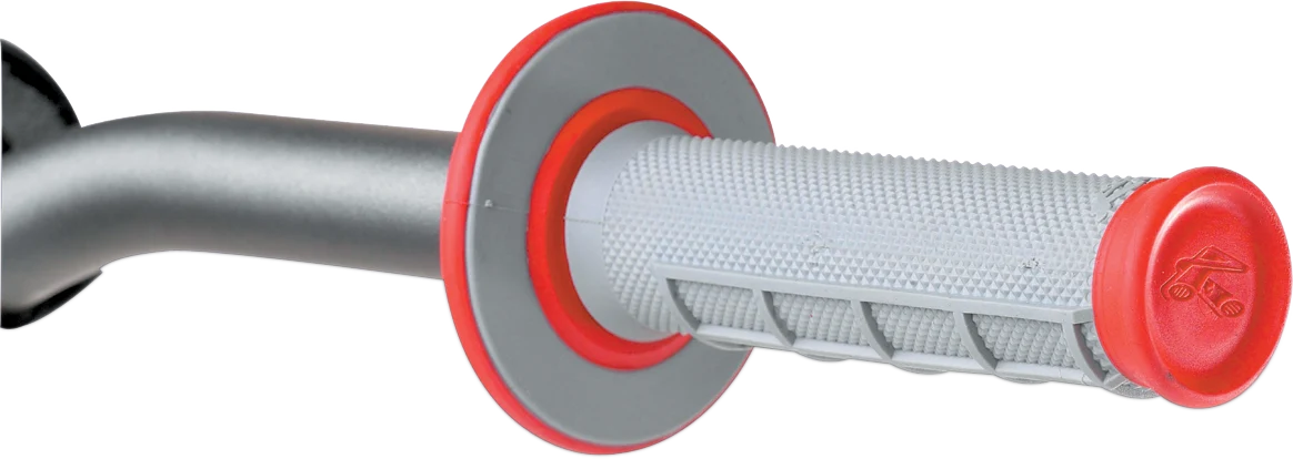 Durable RENTHAL Grips - Dual-Compound - Red G156 Traditional
