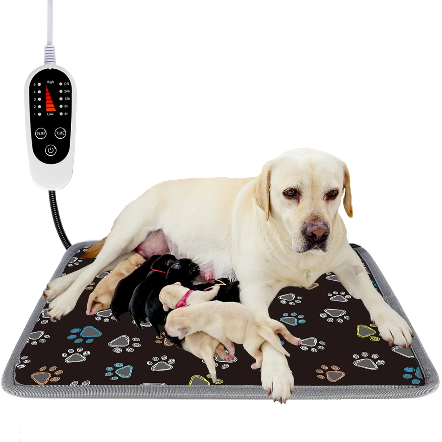 Responsible FurryBaby Pet Heating Pad 40x28in - Waterproof Adjustable Temperature for Dogs Cats Environmentally Friendly