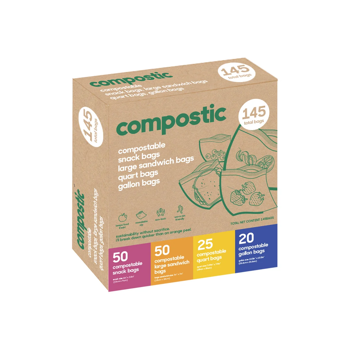 Elite Compostic Variety Pack - Small Easy-to-Use