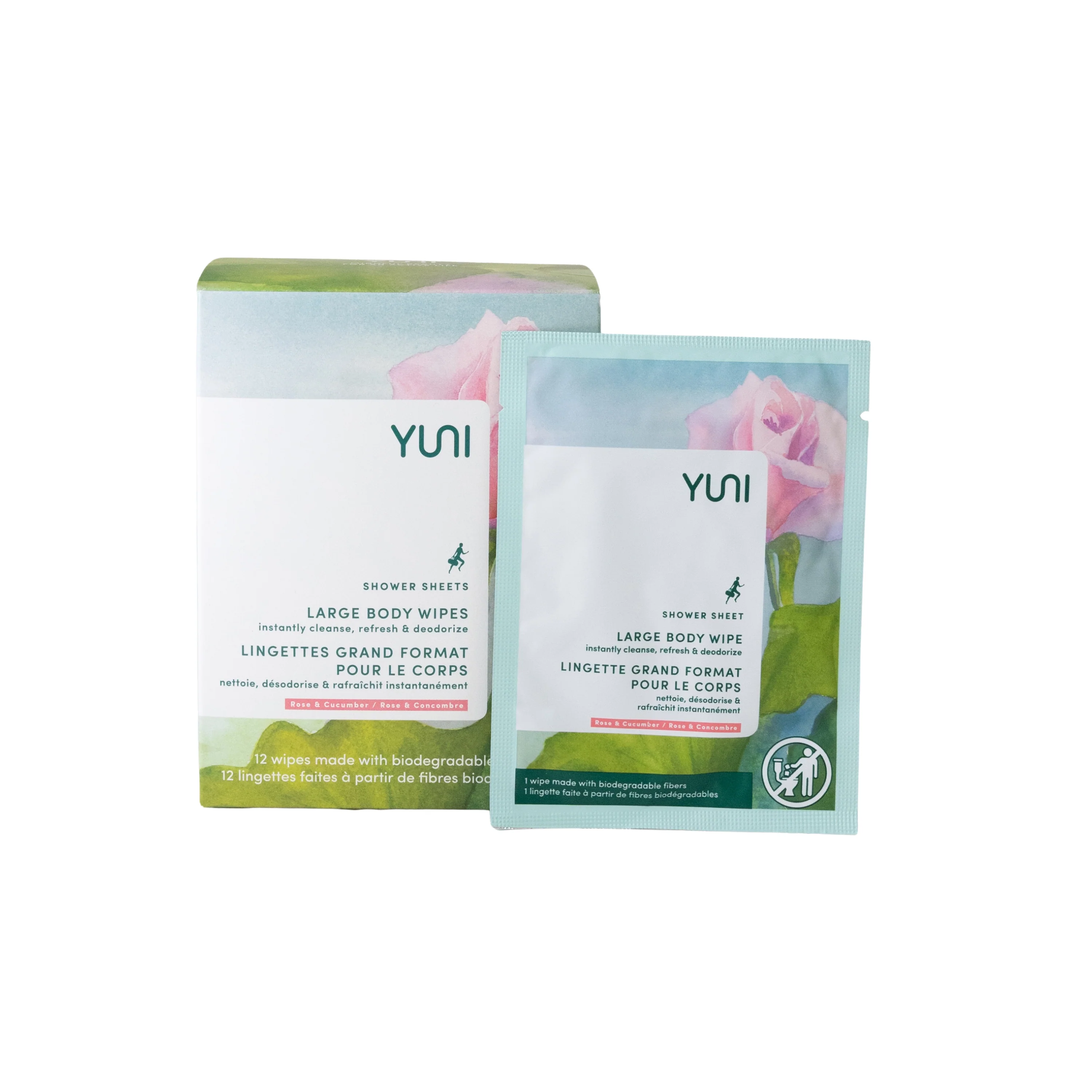 Organic YUNI Shower Sheets Professional