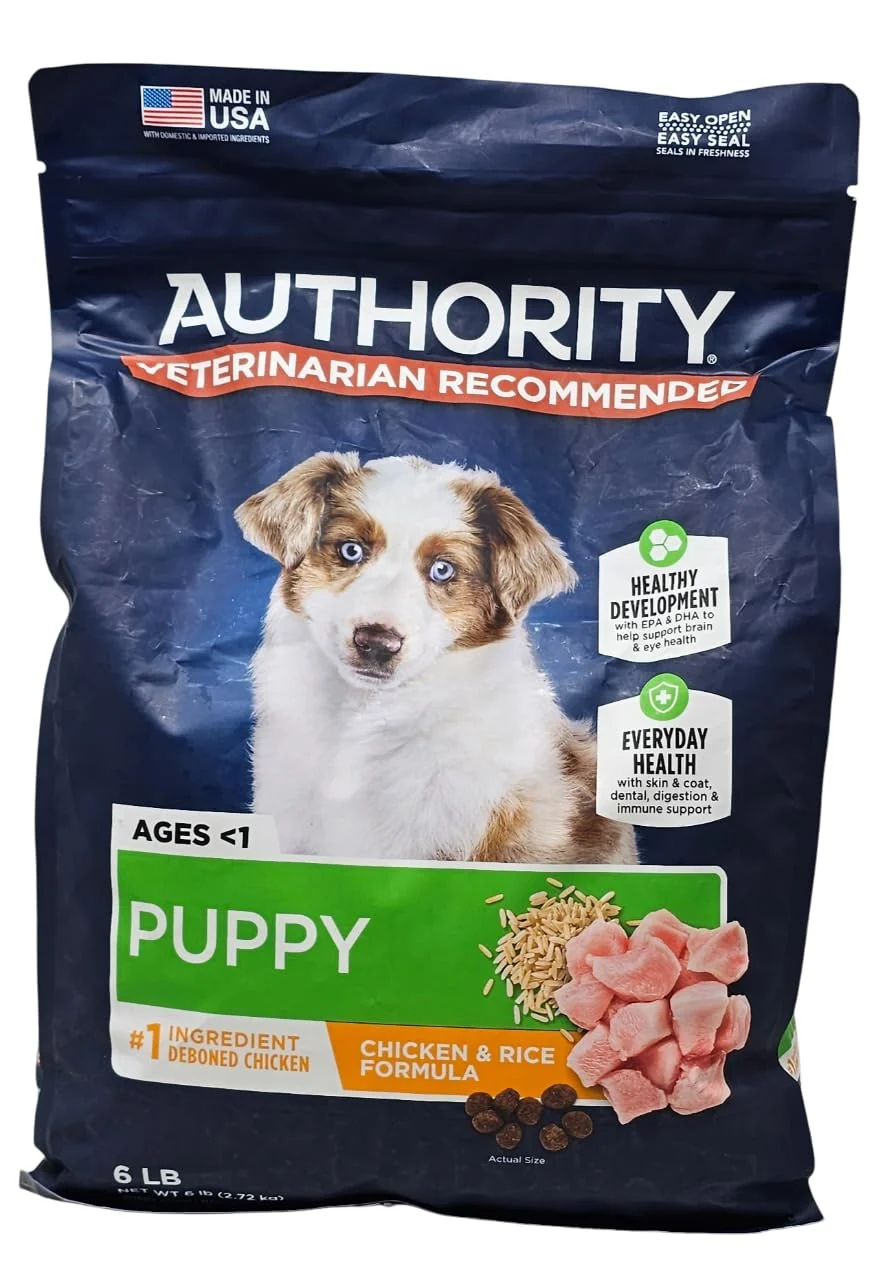Healthy Authority Puppy Chicken and Rice Dry Dog Food 6 Pound Bag Selected