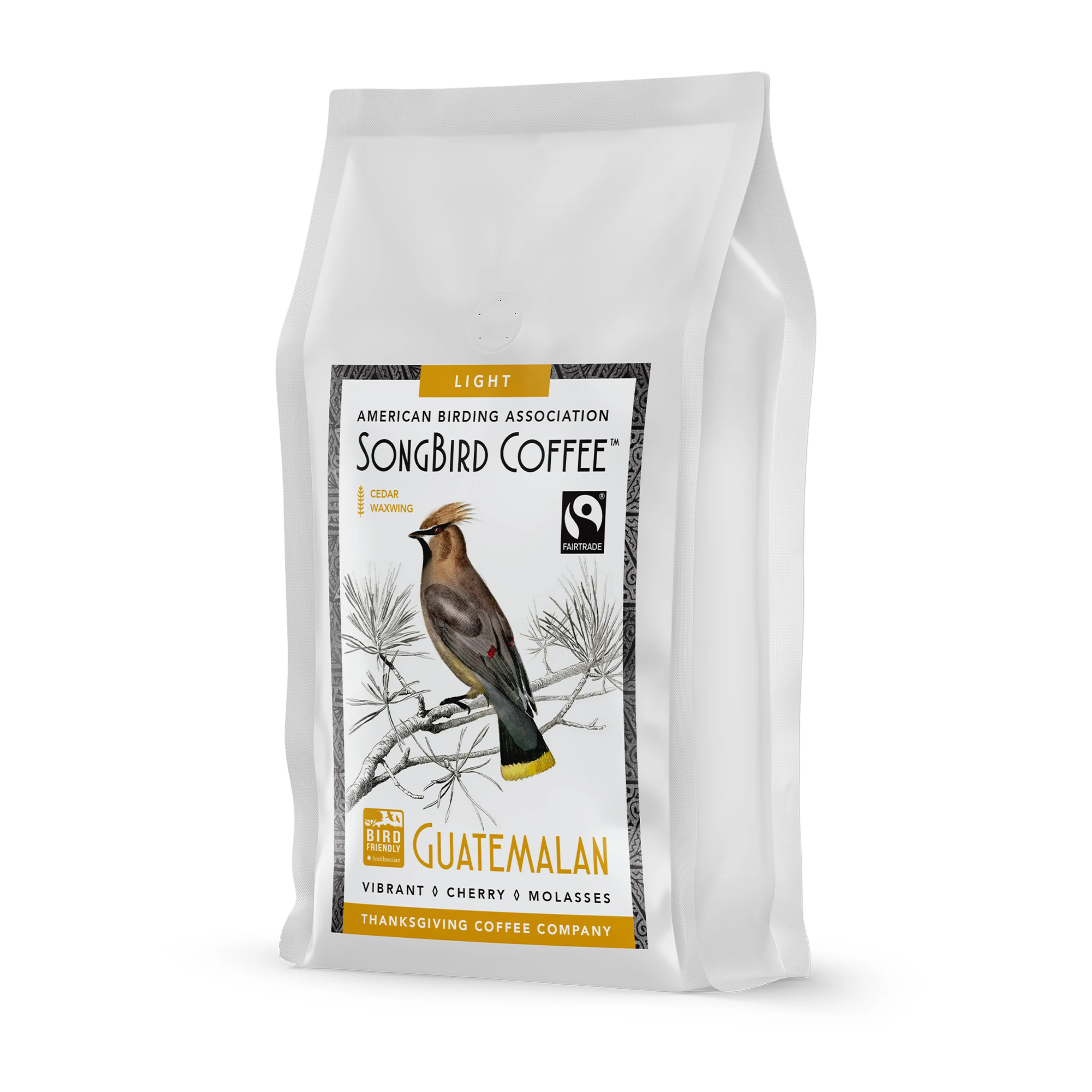 Fast Thanksgiving Coffee Songbird Guatemalan Light Roast Whole Bean Coffee Contemporary