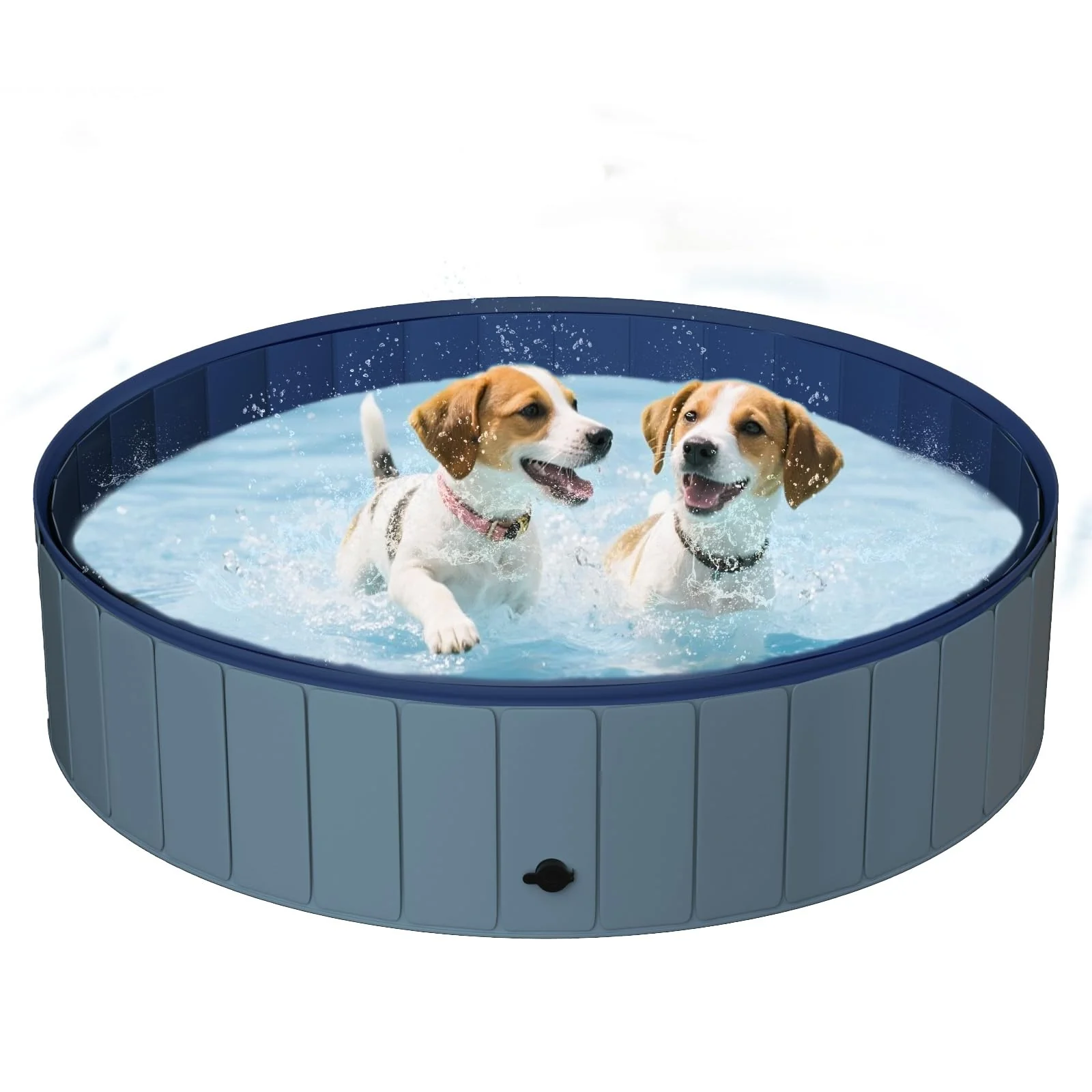 Innovative UCCY Foldable Dog Pool for Large Dogs – Portable Non-Slip 48x12 inches Dependable