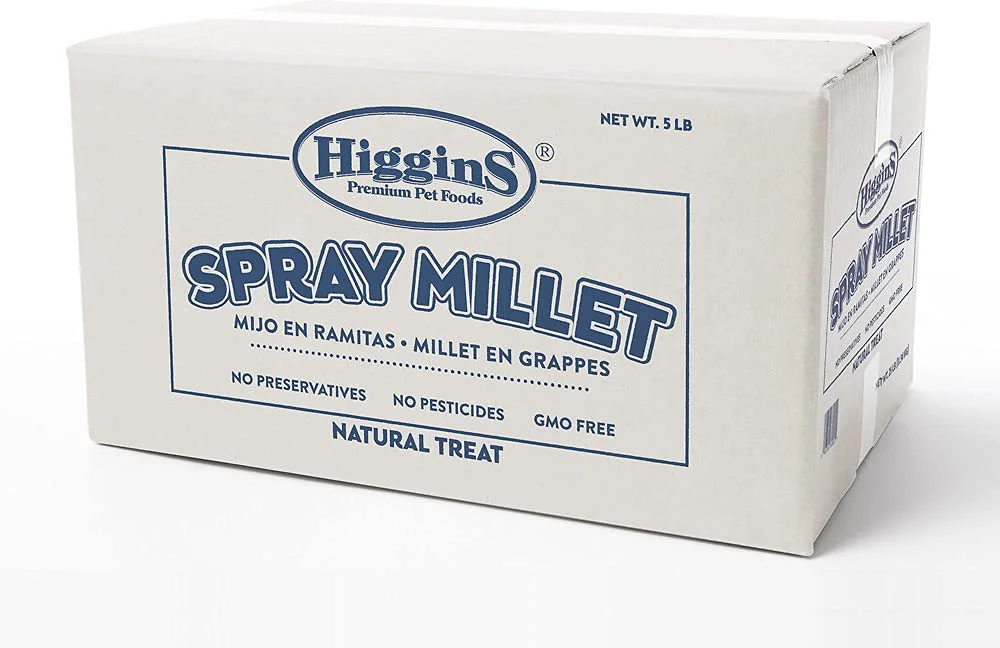 Recyclable Higgins Spray Millet Bird Treats 5 lb – Single-Ingredient Reward Casual