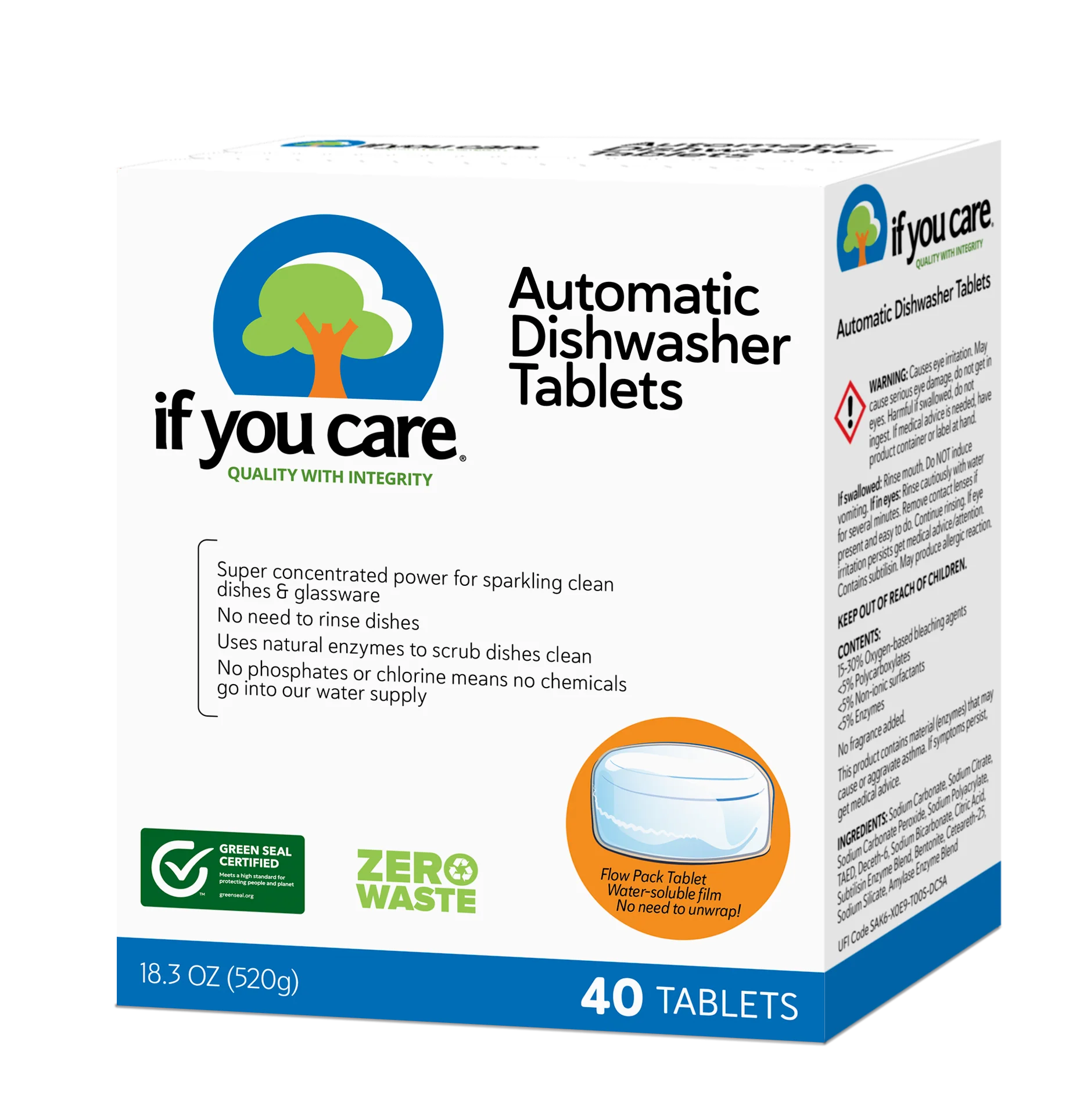 Green If You Care Automatic Dishwasher Tablets Official