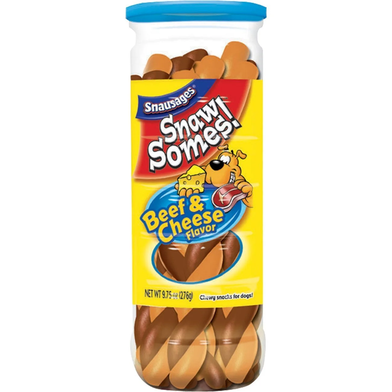 Modern Snausages Snawsomes Beef Cheese Dog Treats 9.75 oz Pack of 5 Convenient