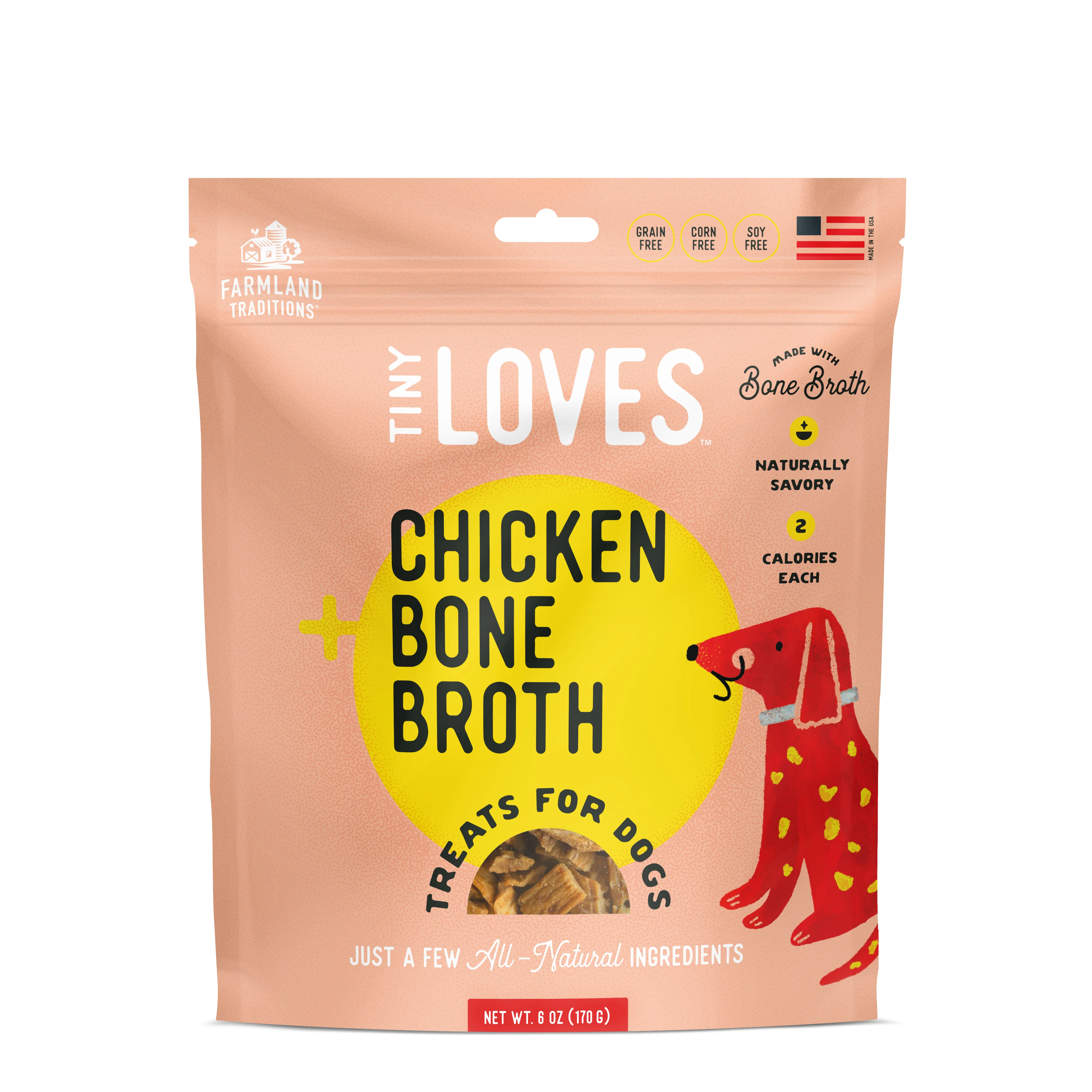 User-Friendly Farmland Traditions Tiny Loves - Chicken with Bone Broth Treats Prestigious