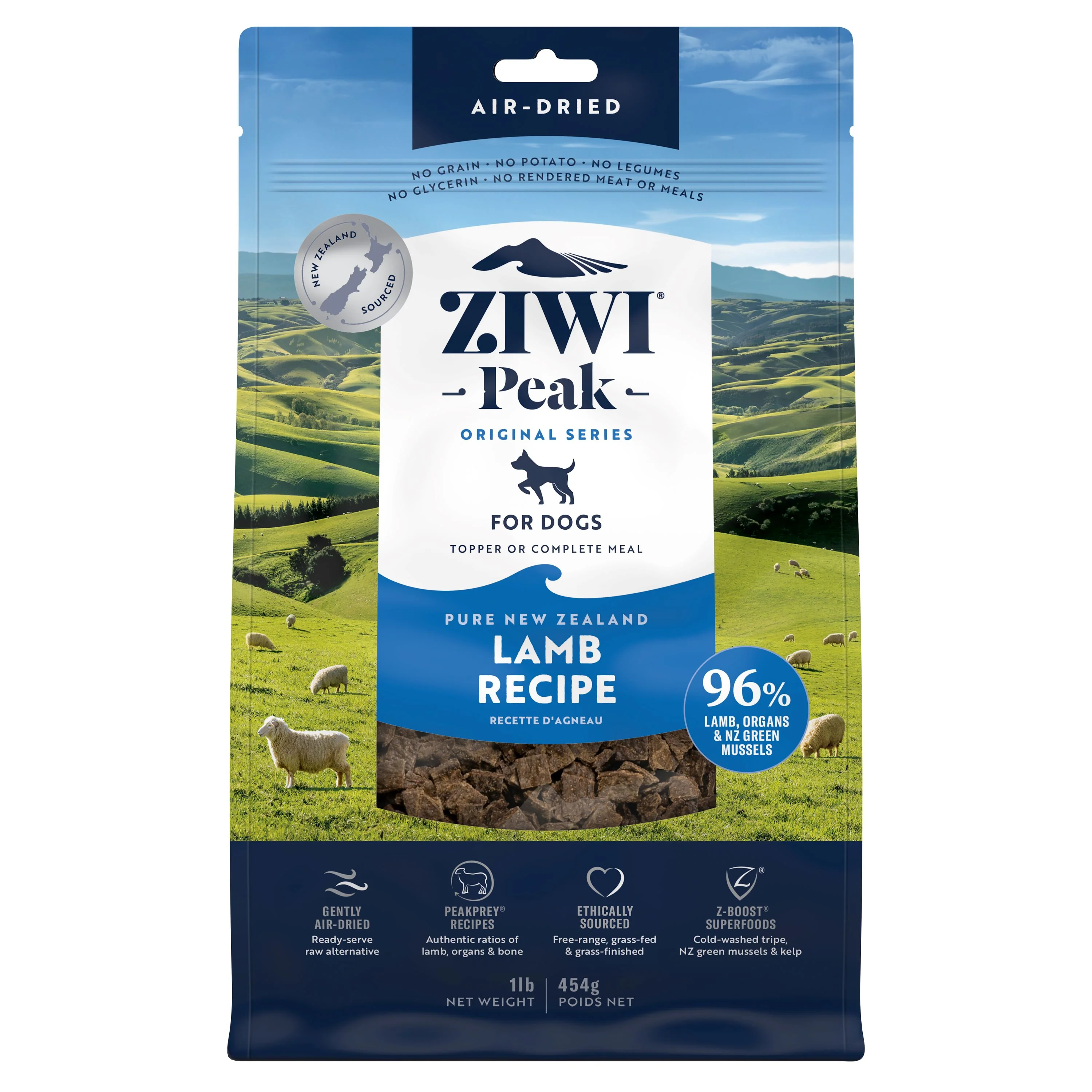 Original ZIWI Air-Dried Dog Food - Lamb – All Natural High Protein Grain Limited Ingredient Recyclable