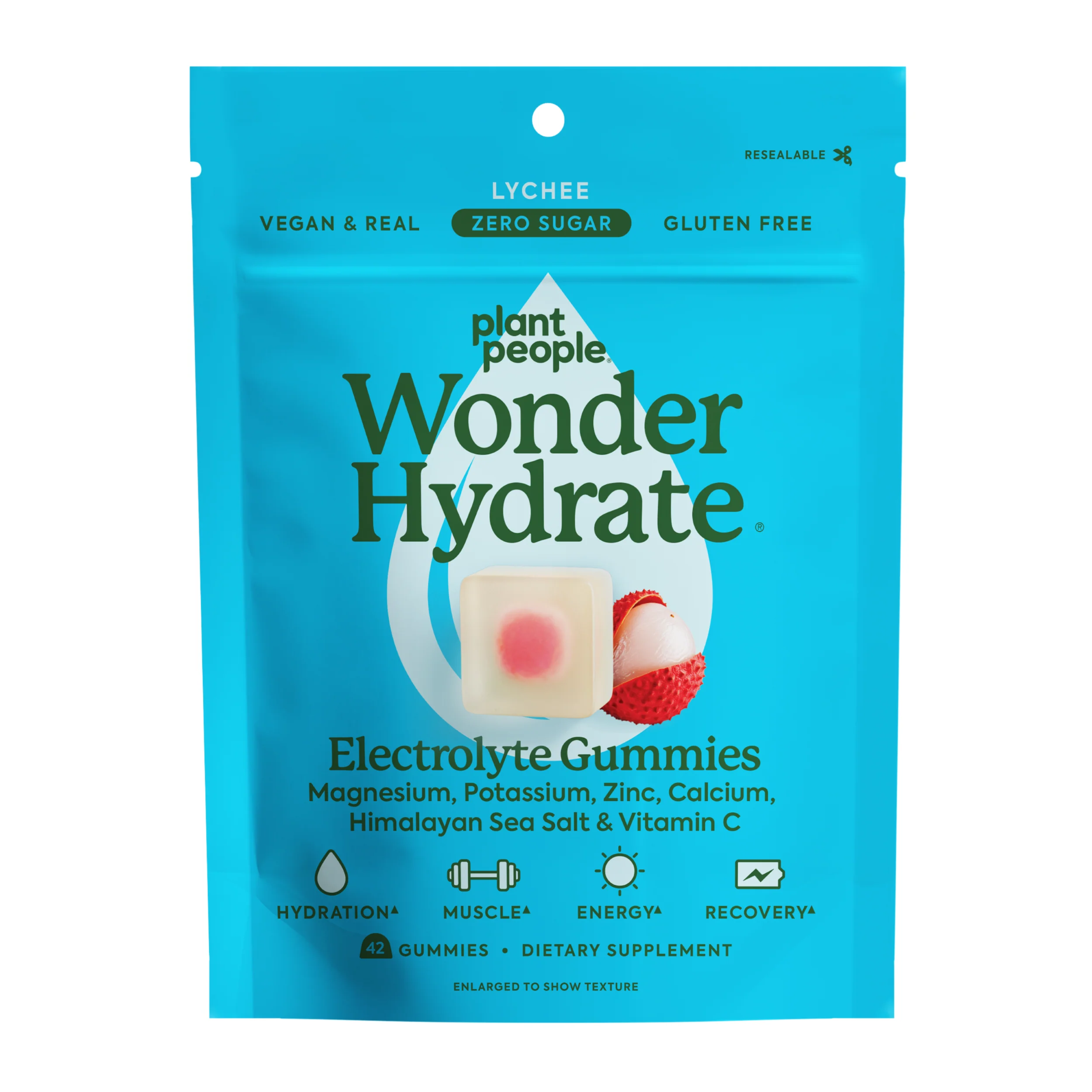 Stylish Plant People WonderHydrate Electrolyte Gummies Sustainable