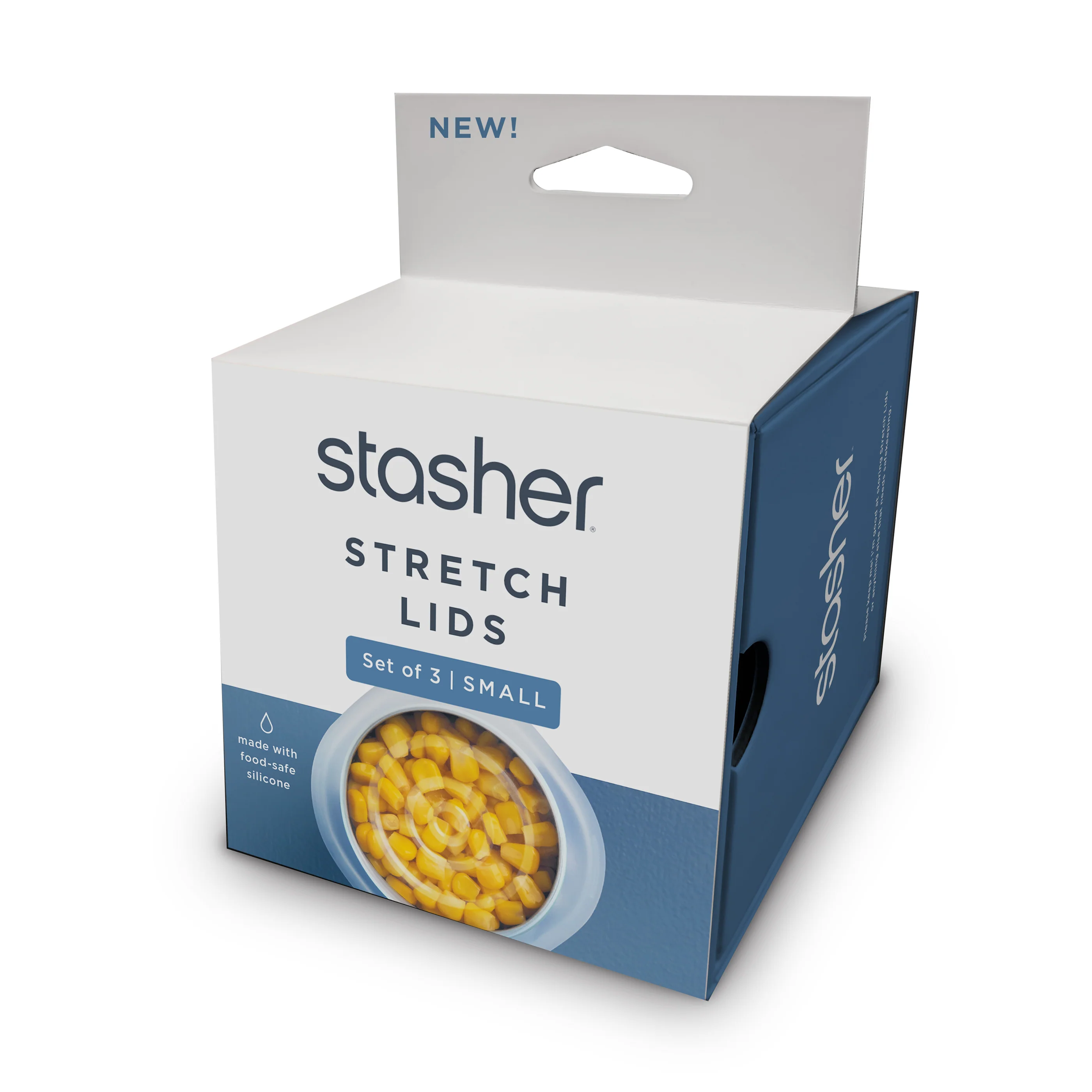 Pure Stasher Reusable Small Stretch Lids 3 pack Healthy
