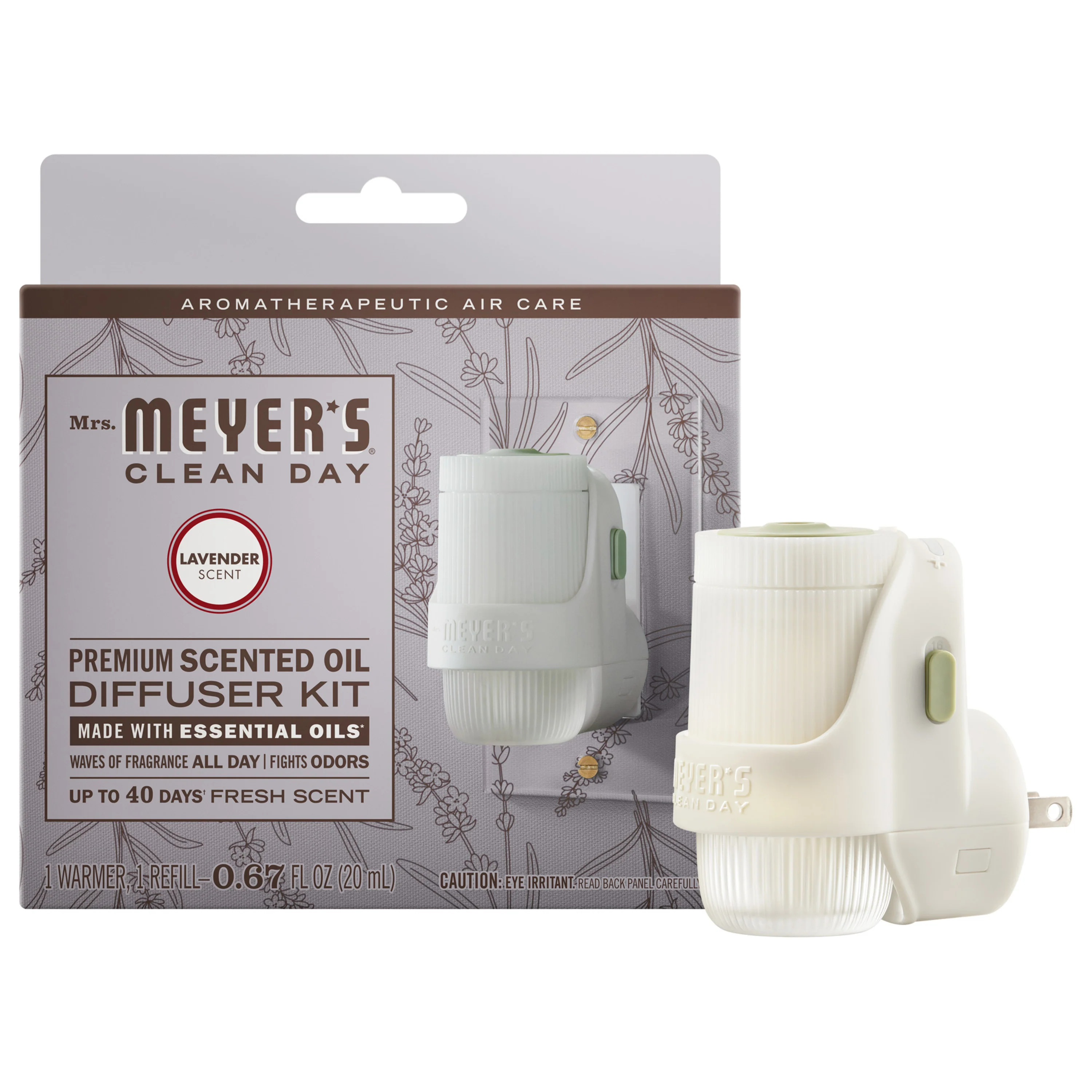 Smooth Mrs. Meyer's Premium Scented Oil Diffuser Kit Easy-to-Use