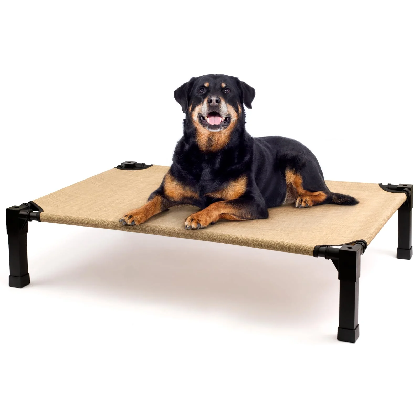 Professional Heeyoo Cooling d Dog Bed – Raised Mesh Cot with Steel Frame for Indoor Outdoor Use Reliable